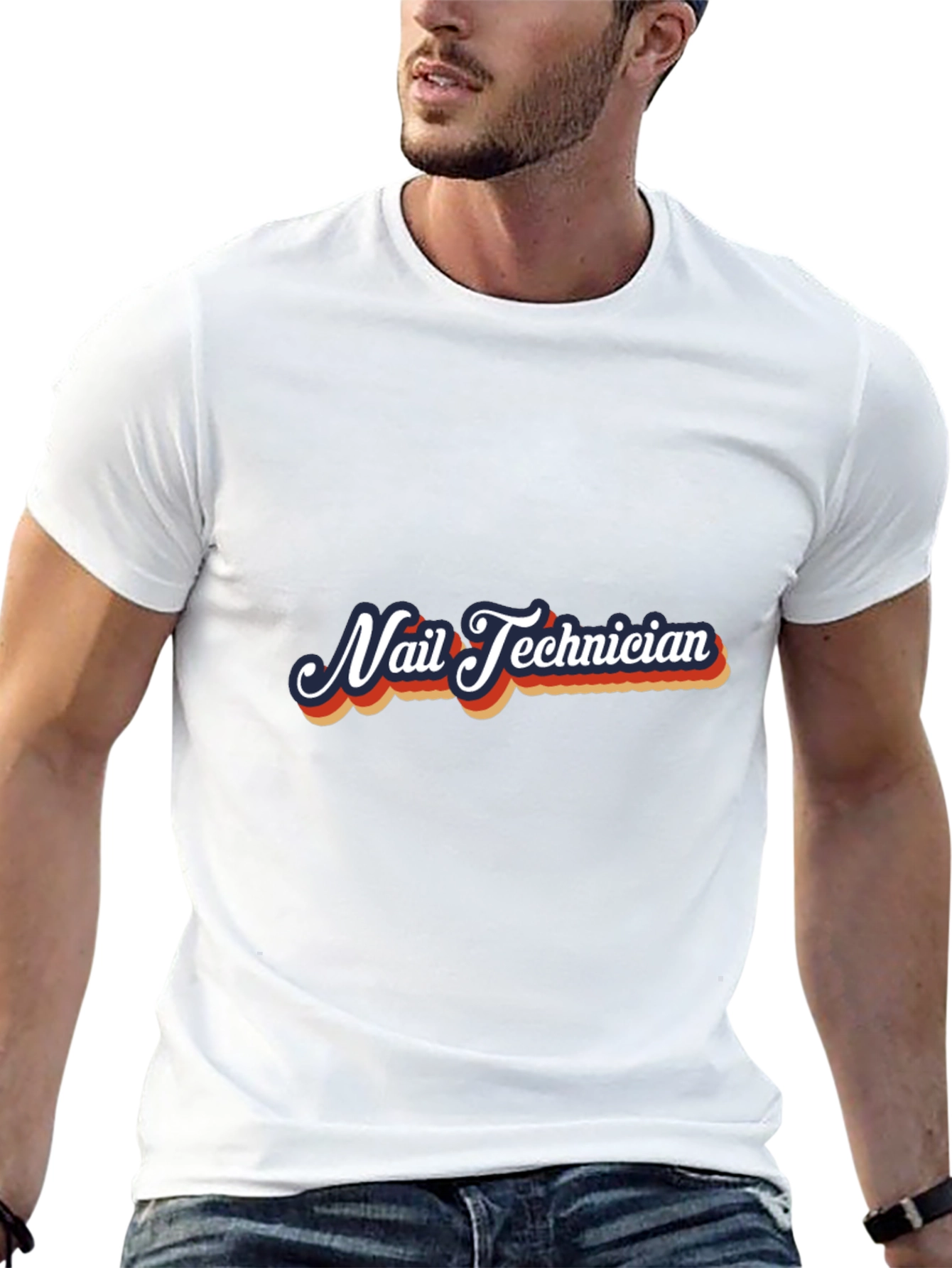 Nail Technician Retro T-Shirt