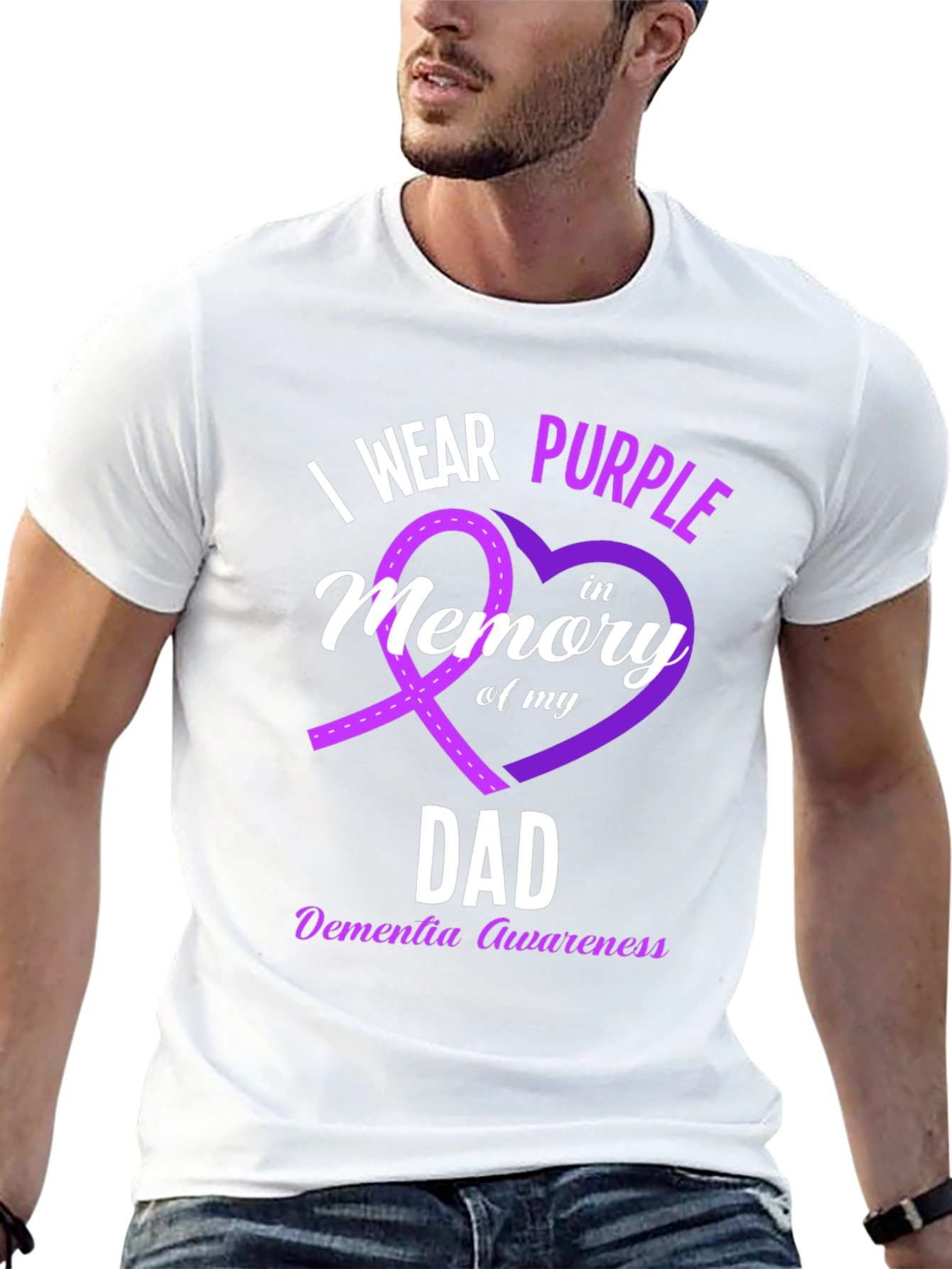 Purple Awareness Dad T-Shirt