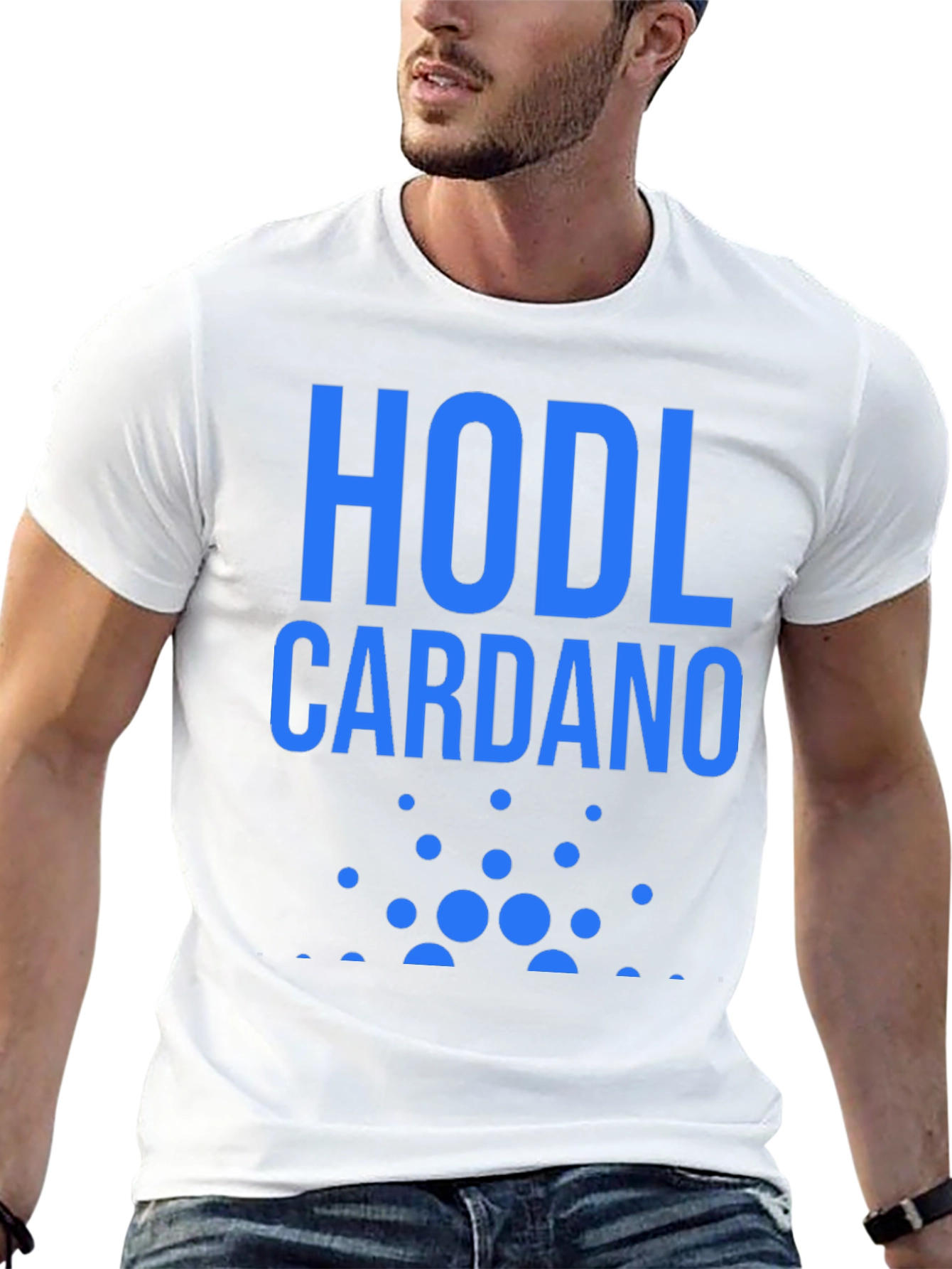 HODL Cardano Crypto T-Shirt - Black