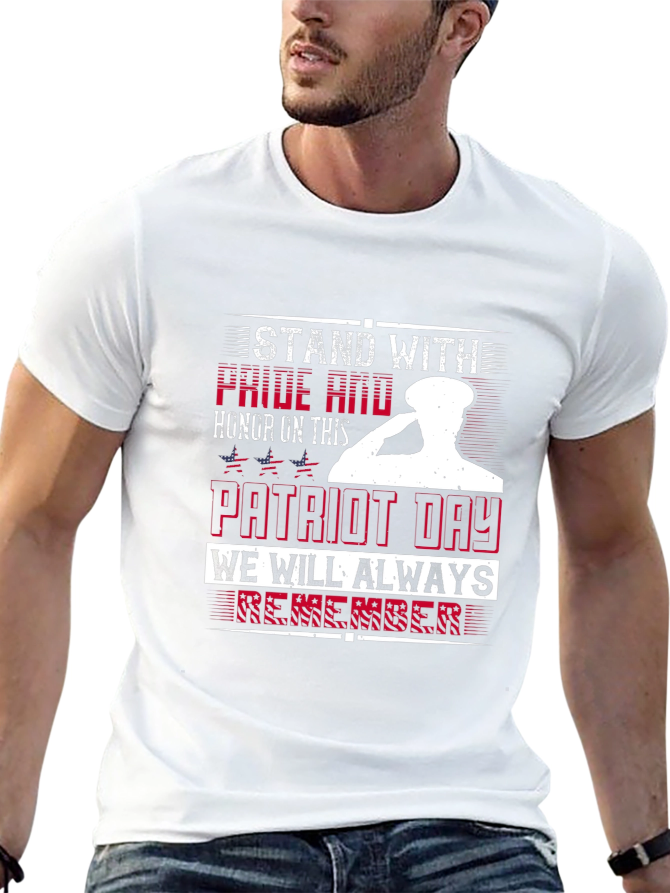 Patriot Day Graphic Tee - Stand With Pride