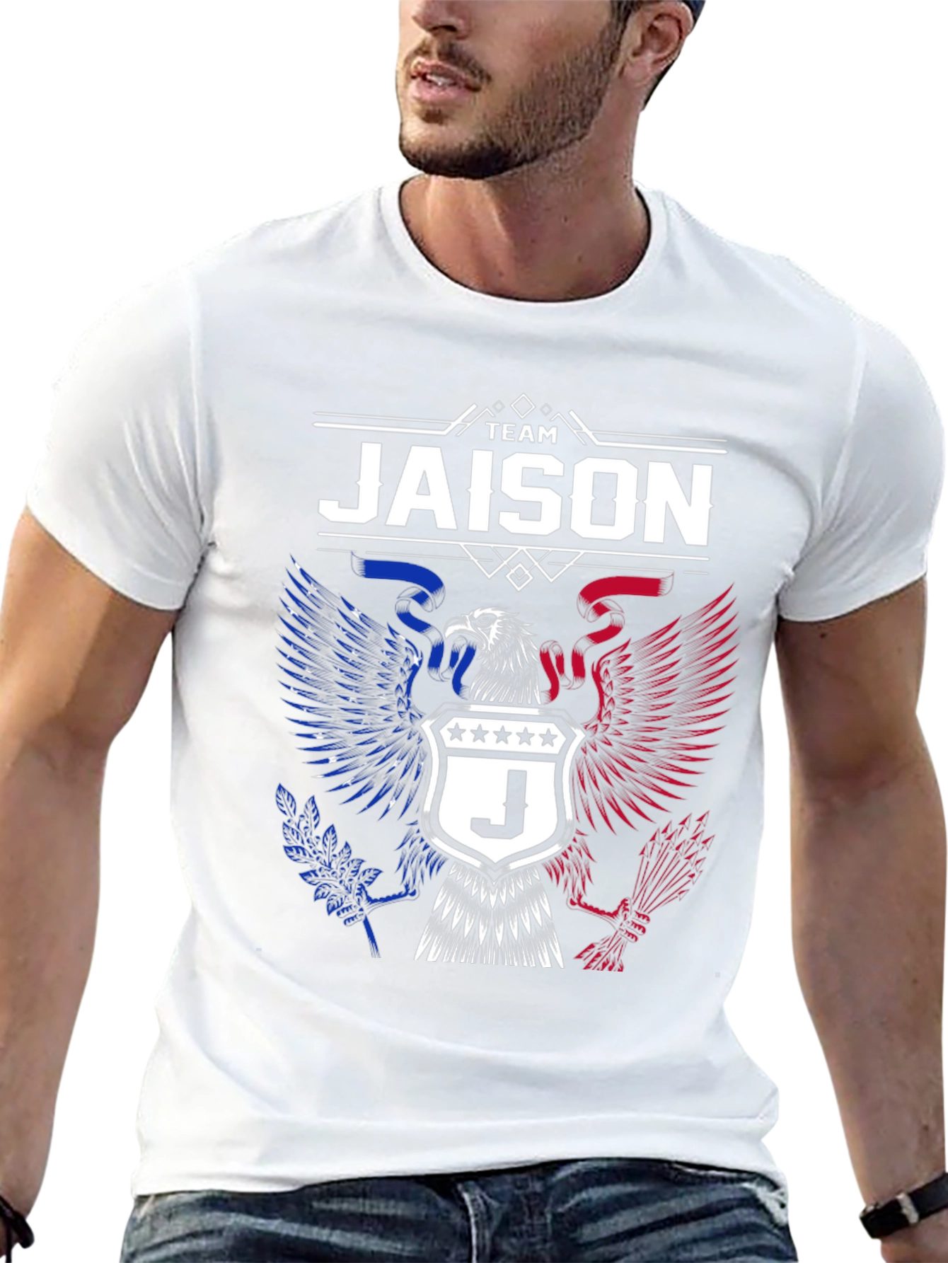 Team Jaison Eagle Crest Graphic T-Shirt