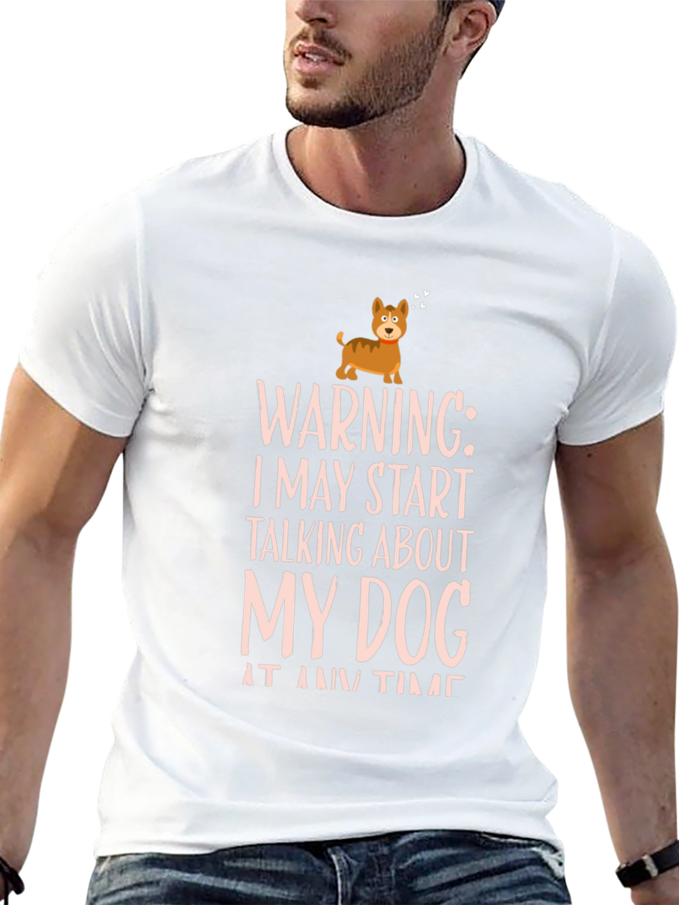 Warning Dog Talk T-Shirt