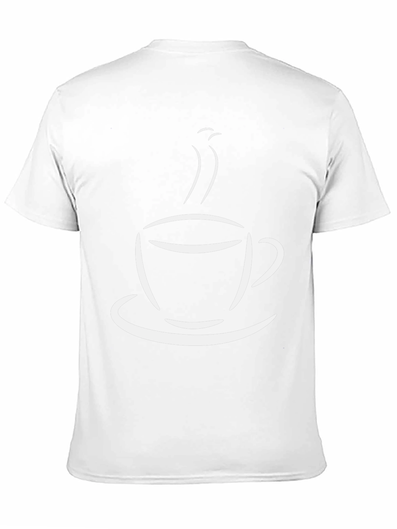 Coffee Cup Graphic Tee - Casual Black Shirt