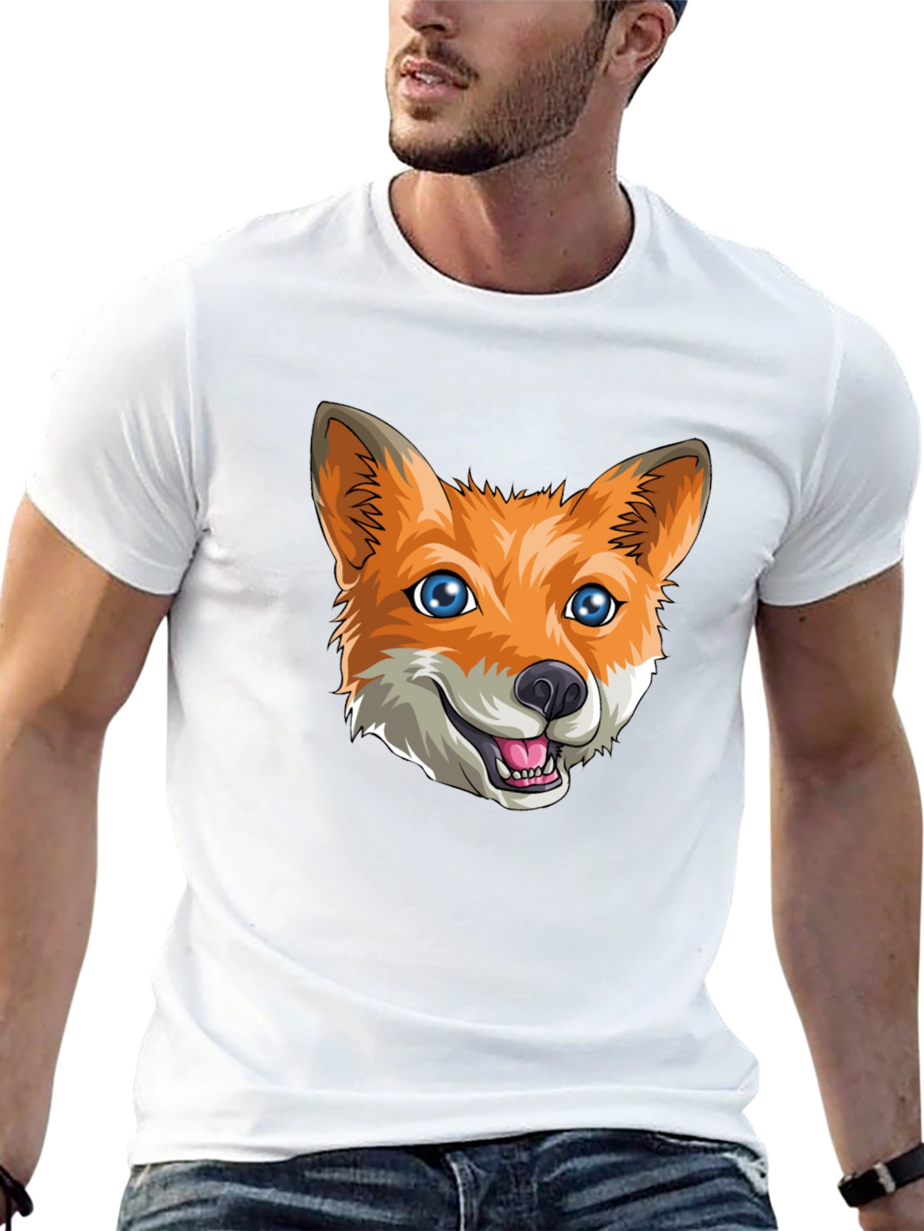 Fox Graphic T-Shirt - Fun Stylish Comfortable Tee