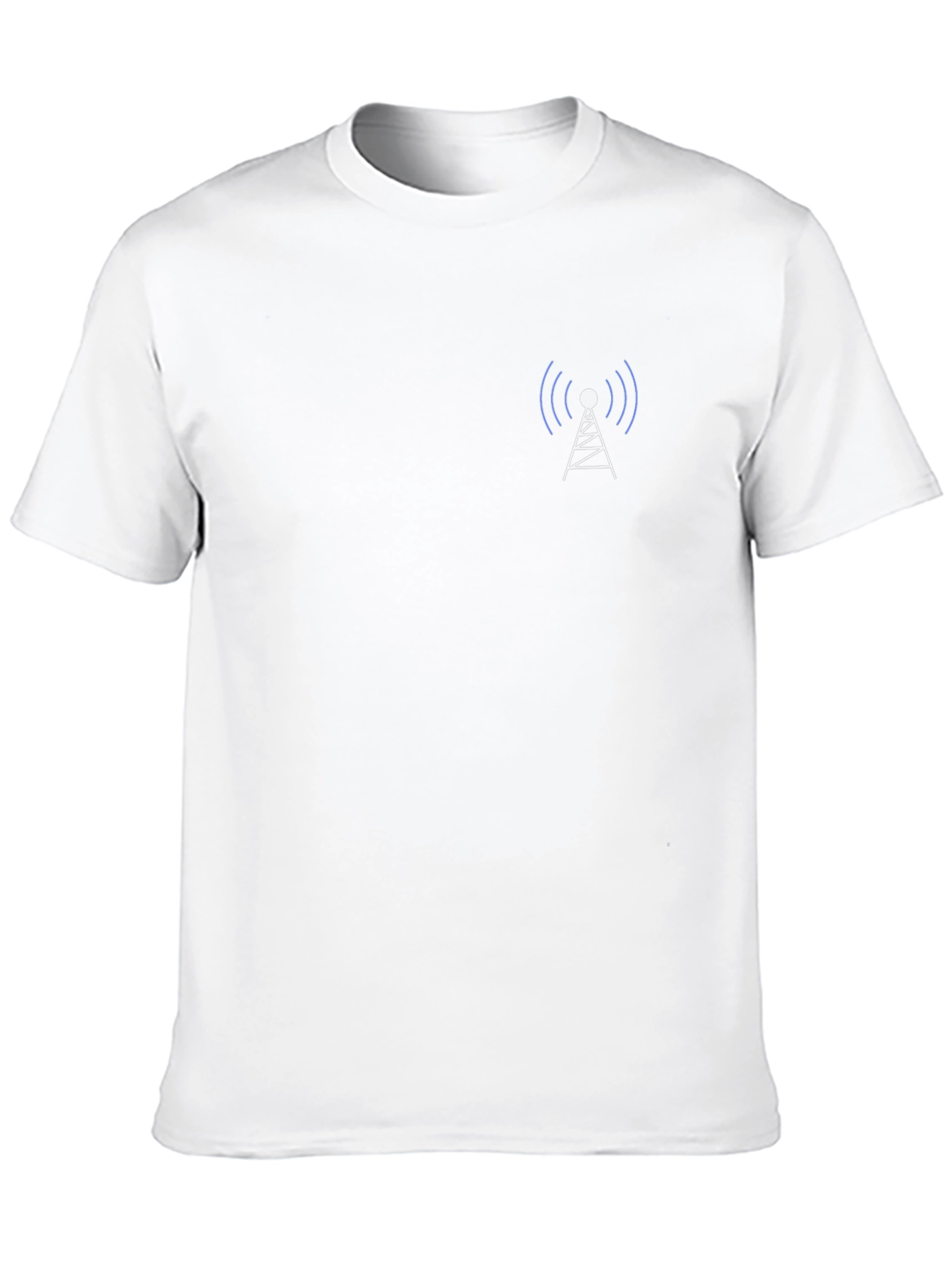 Minimalist Antenna Graphic Tee - Black