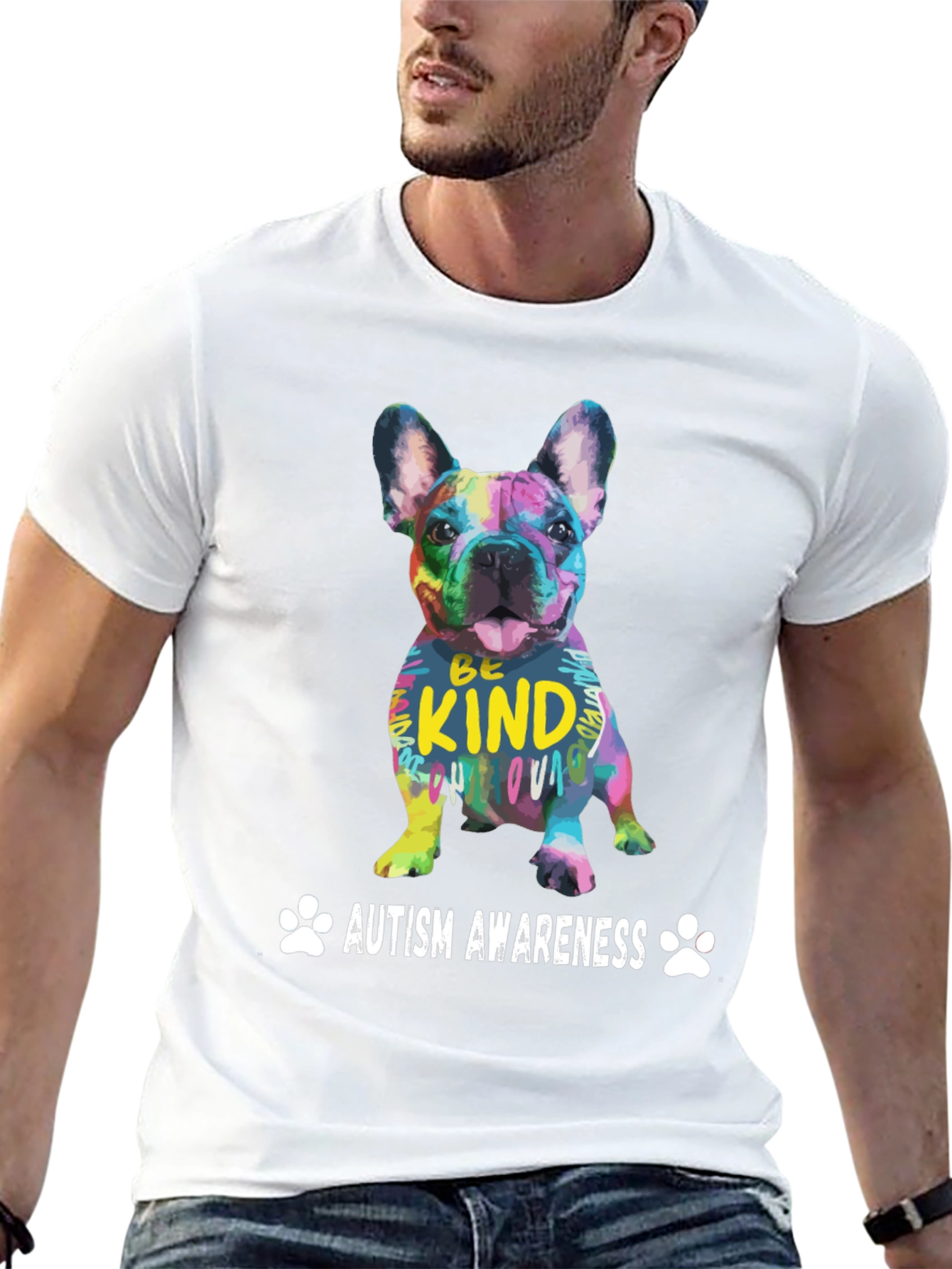 Autism Awareness Dog T-Shirt - Be Kind
