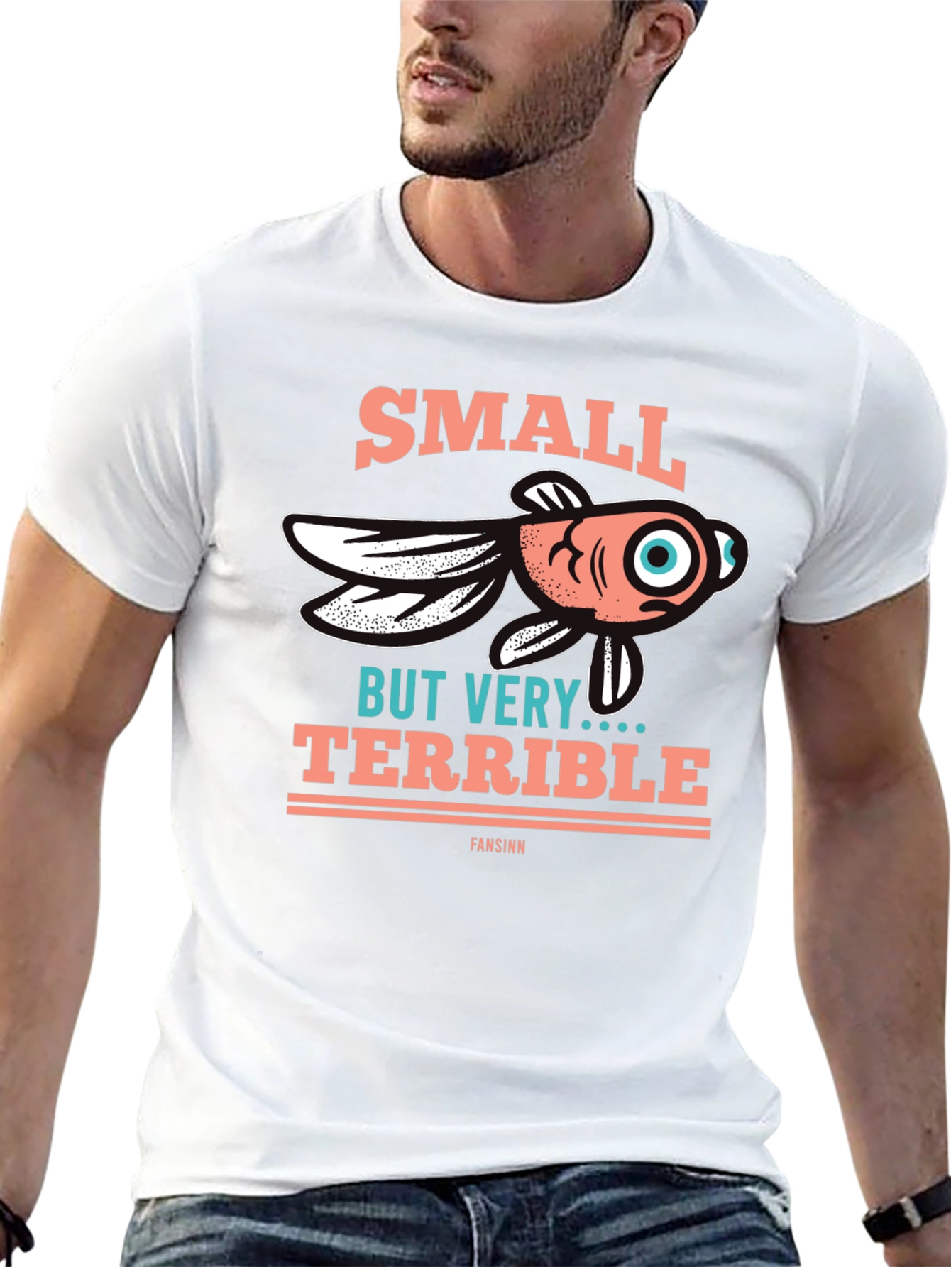 Small But Terrible Fish Graphic Tee