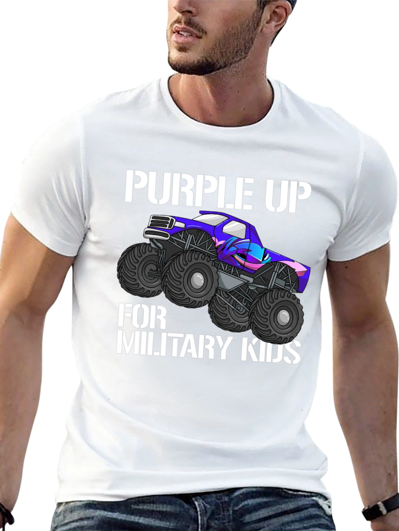 Purple Up Military Kids T-Shirt