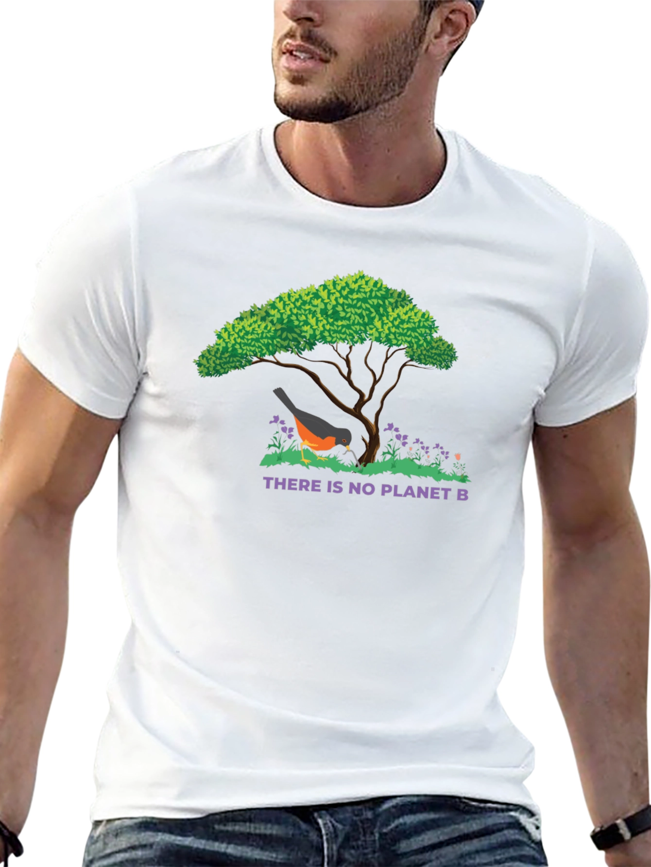 Eco-Friendly No Planet B Graphic T-Shirt