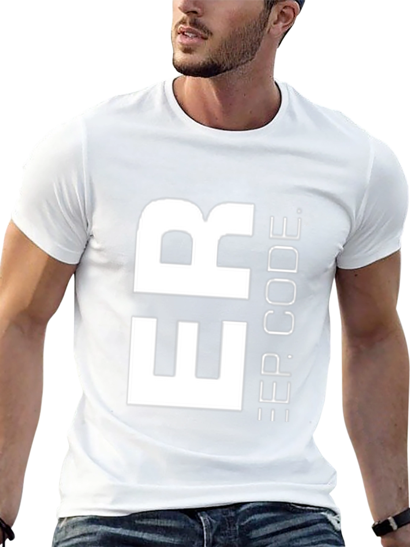 Deep Code T-Shirt - Modern Black Tee