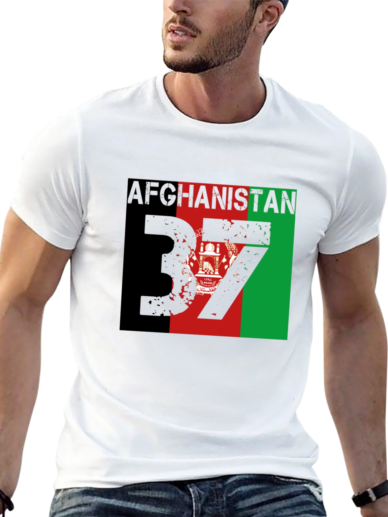 Afghanistan Flag T-Shirt - Mens Graphic Tee