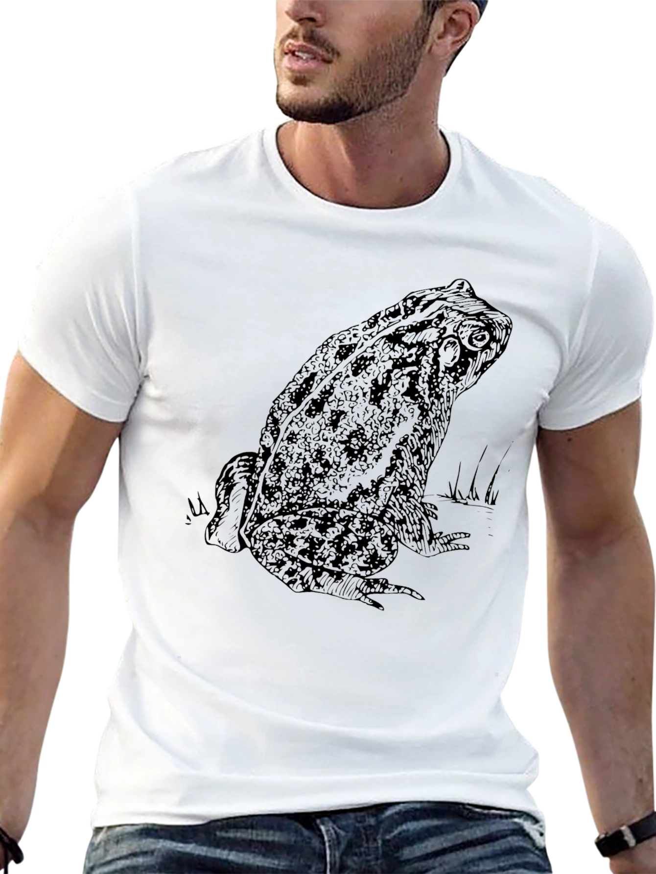 Toad Graphic Tee - Unisex Black T-Shirt