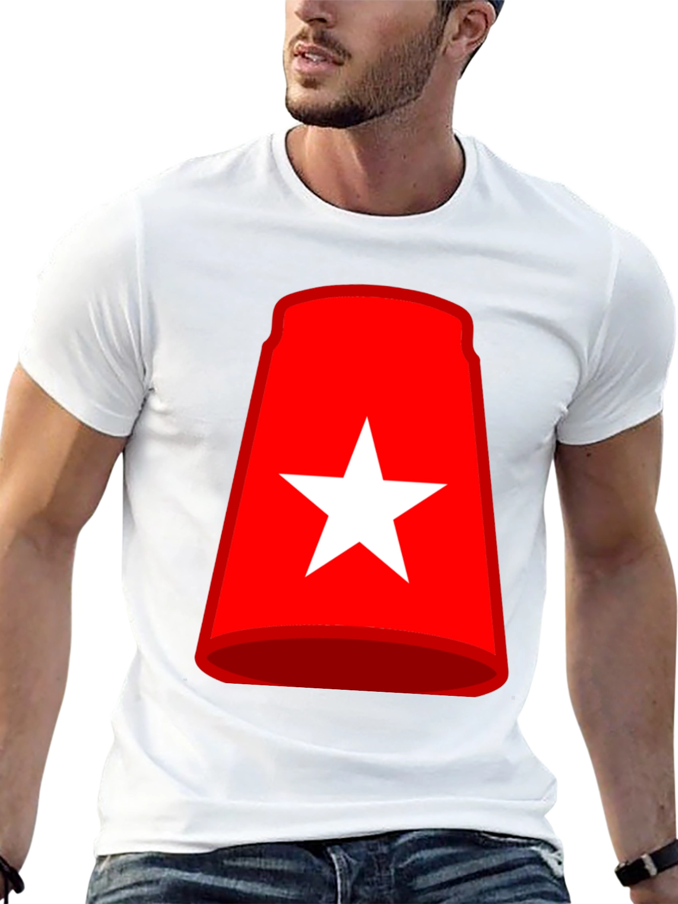 Red Fez T-Shirt - Novelty Graphic Tee