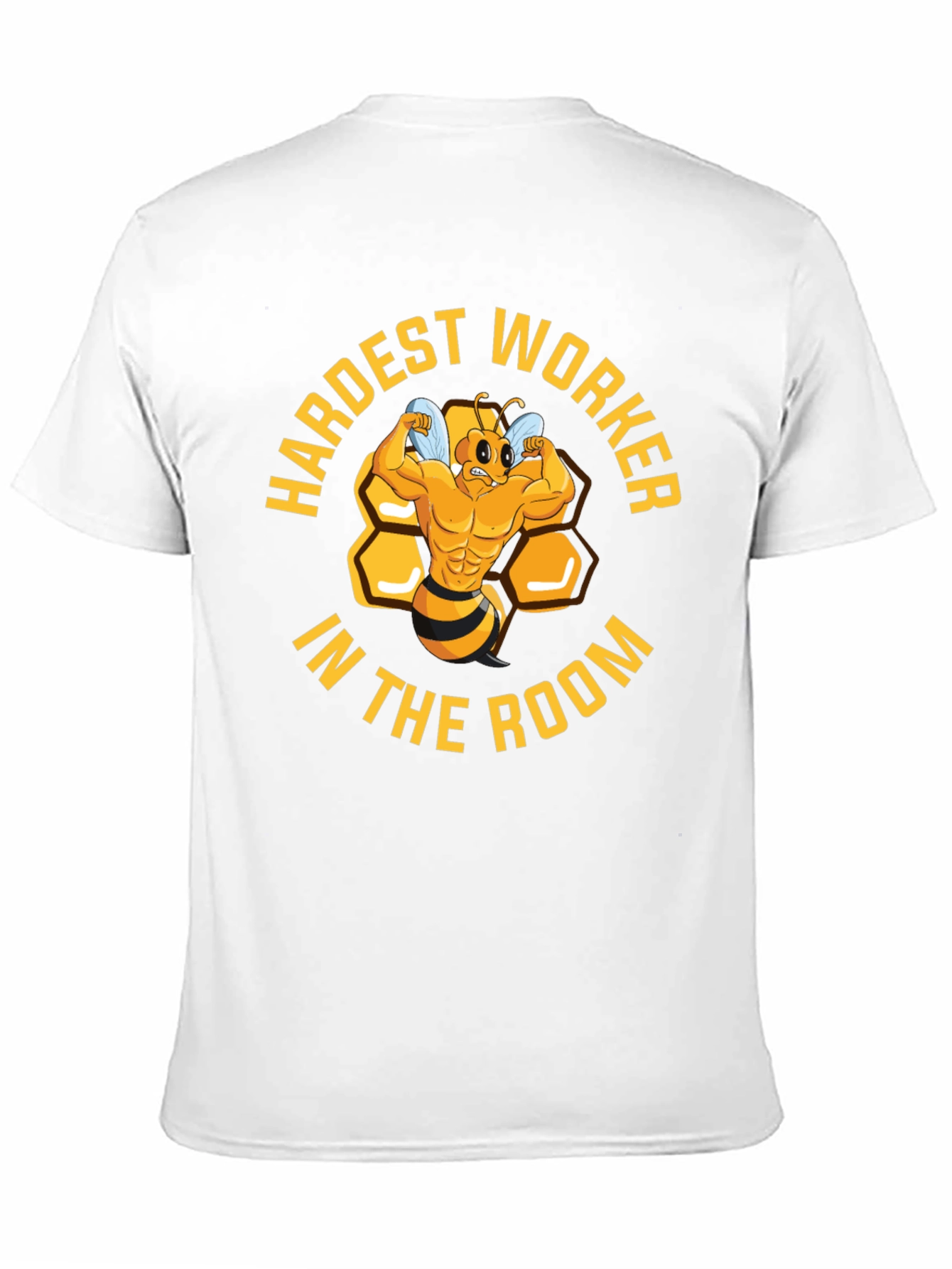 Hardest Worker Bee Muscle T-Shirt