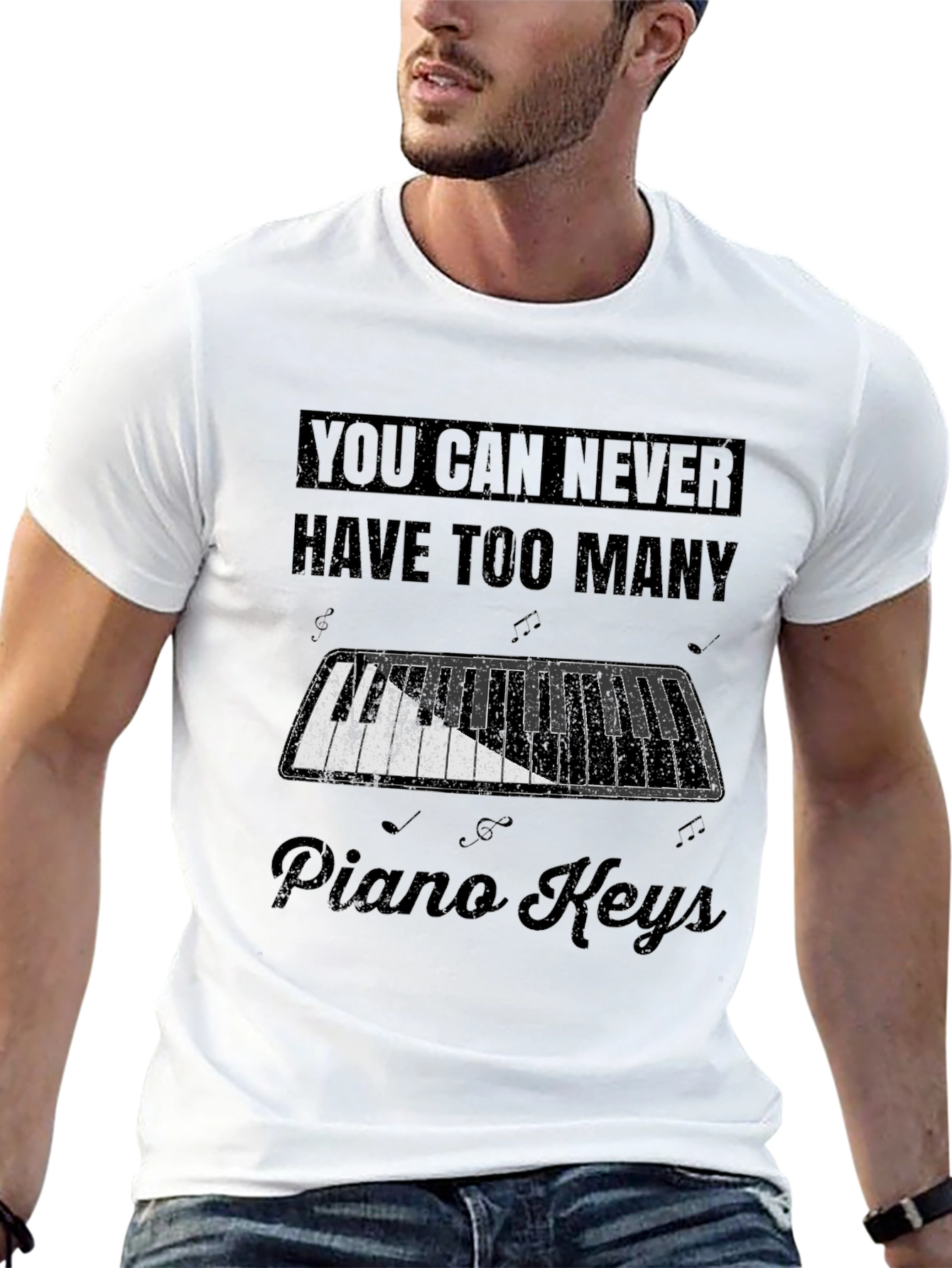 Piano Keys T-Shirt - Music Lover Tee