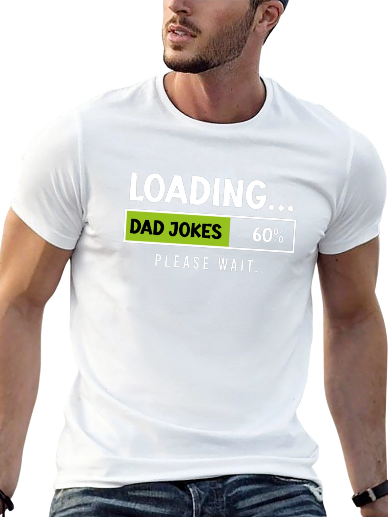 Dad Jokes Loading Funny Graphic T-Shirt
