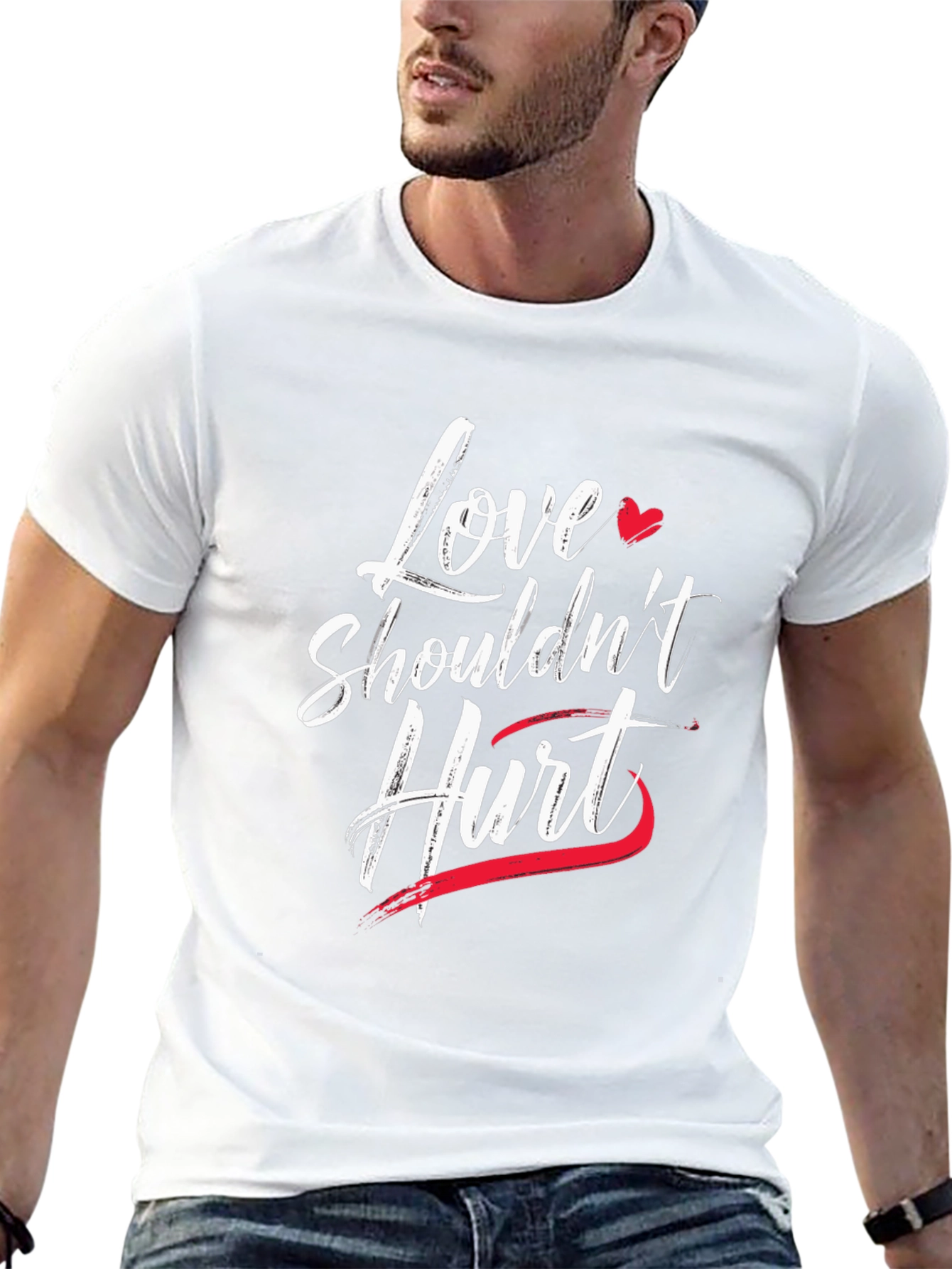 Love Shouldnt Hurt Graphic T-Shirt