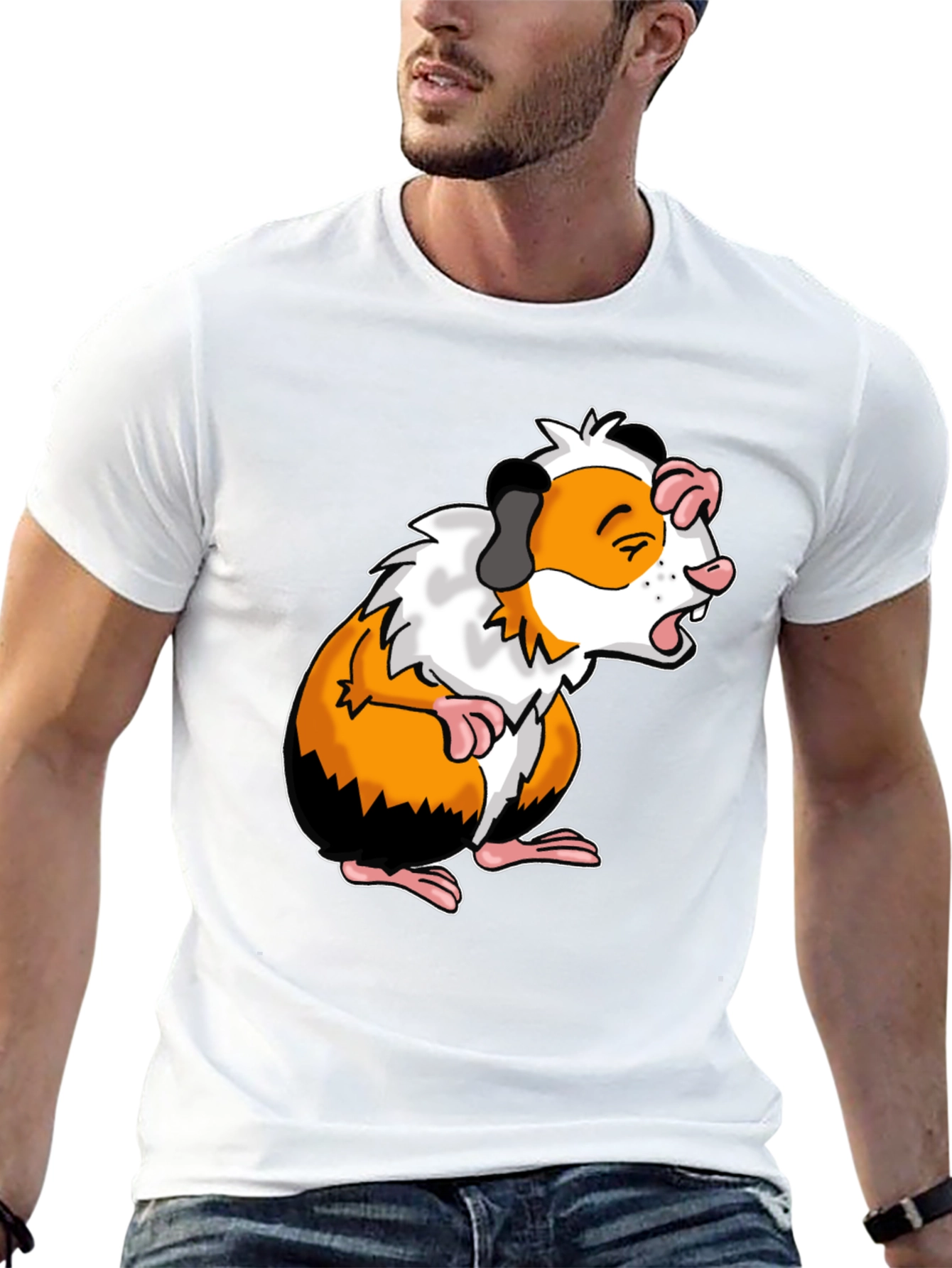 Guinea Pig Graphic Tee - Funny Animal Shirt