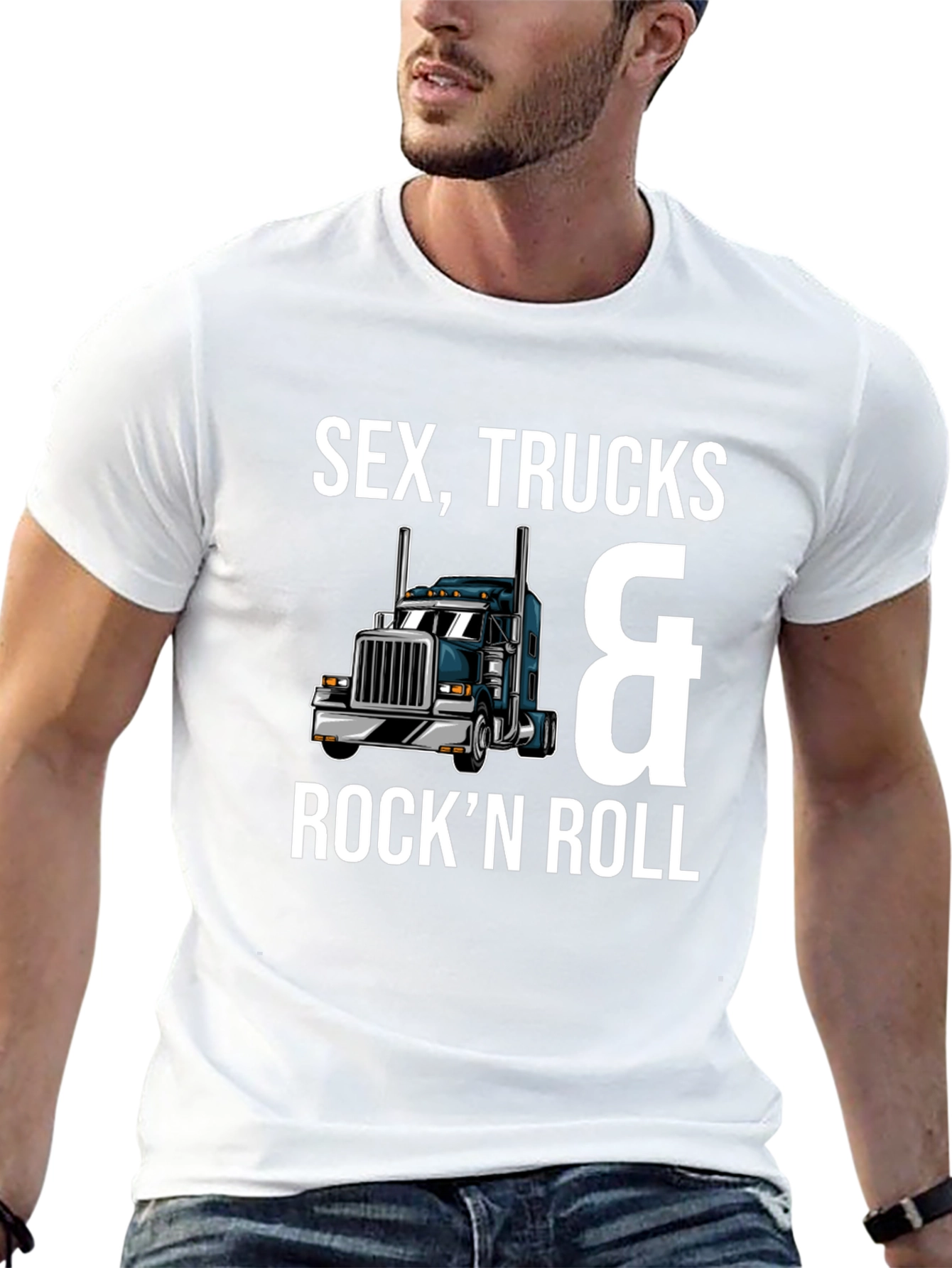 Sex Trucks & Rockn Roll Black T-Shirt