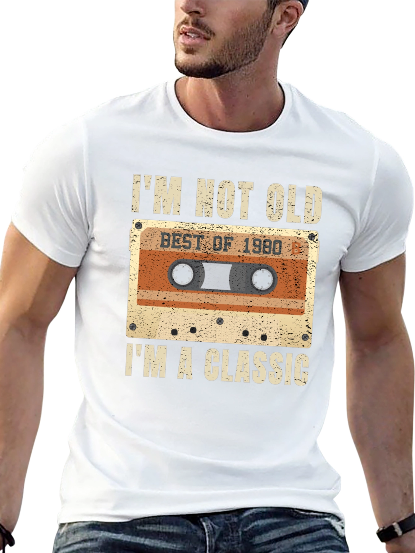 Classic Cassette Tape T-Shirt - Best of 1980