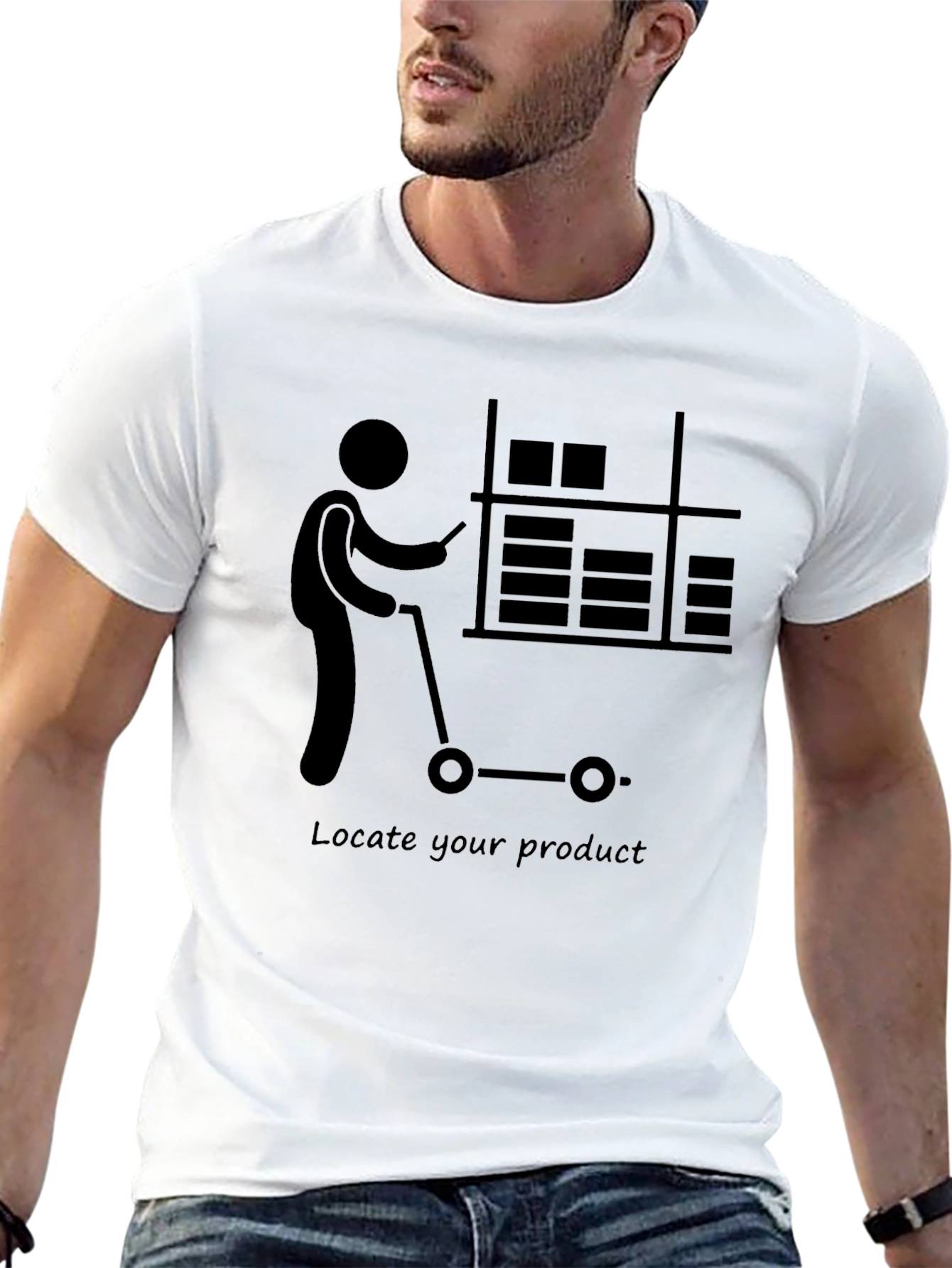 Warehouse Worker T-Shirt - Locate Your Product