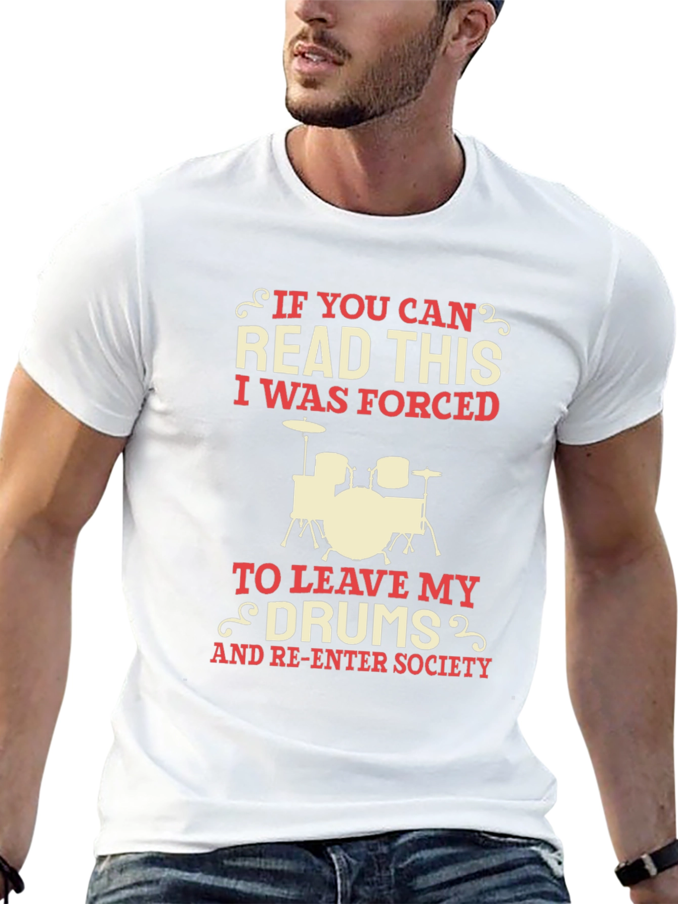Drummer Forced to Leave Drums T-Shirt