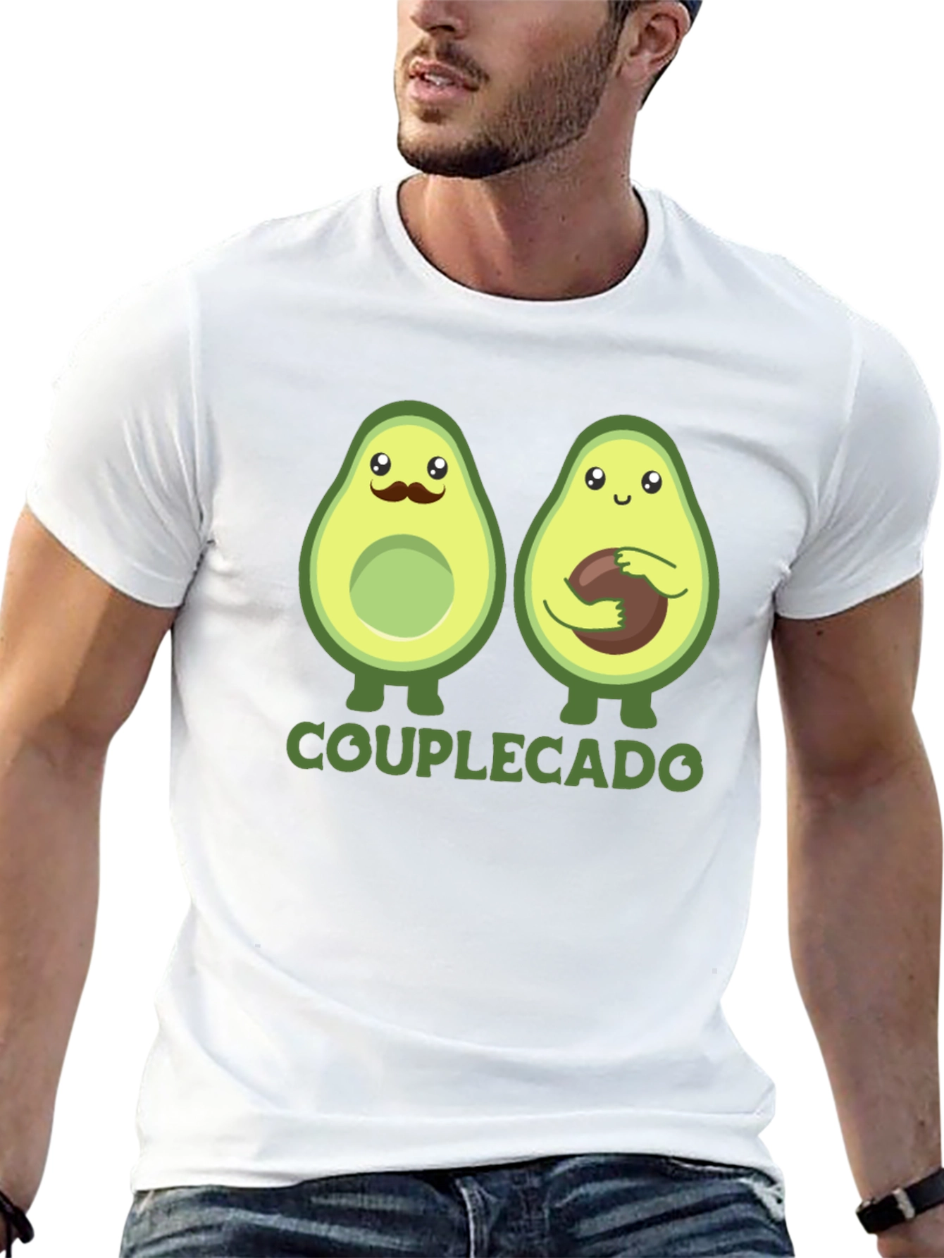 Couplecado Avocado Graphic T-Shirt