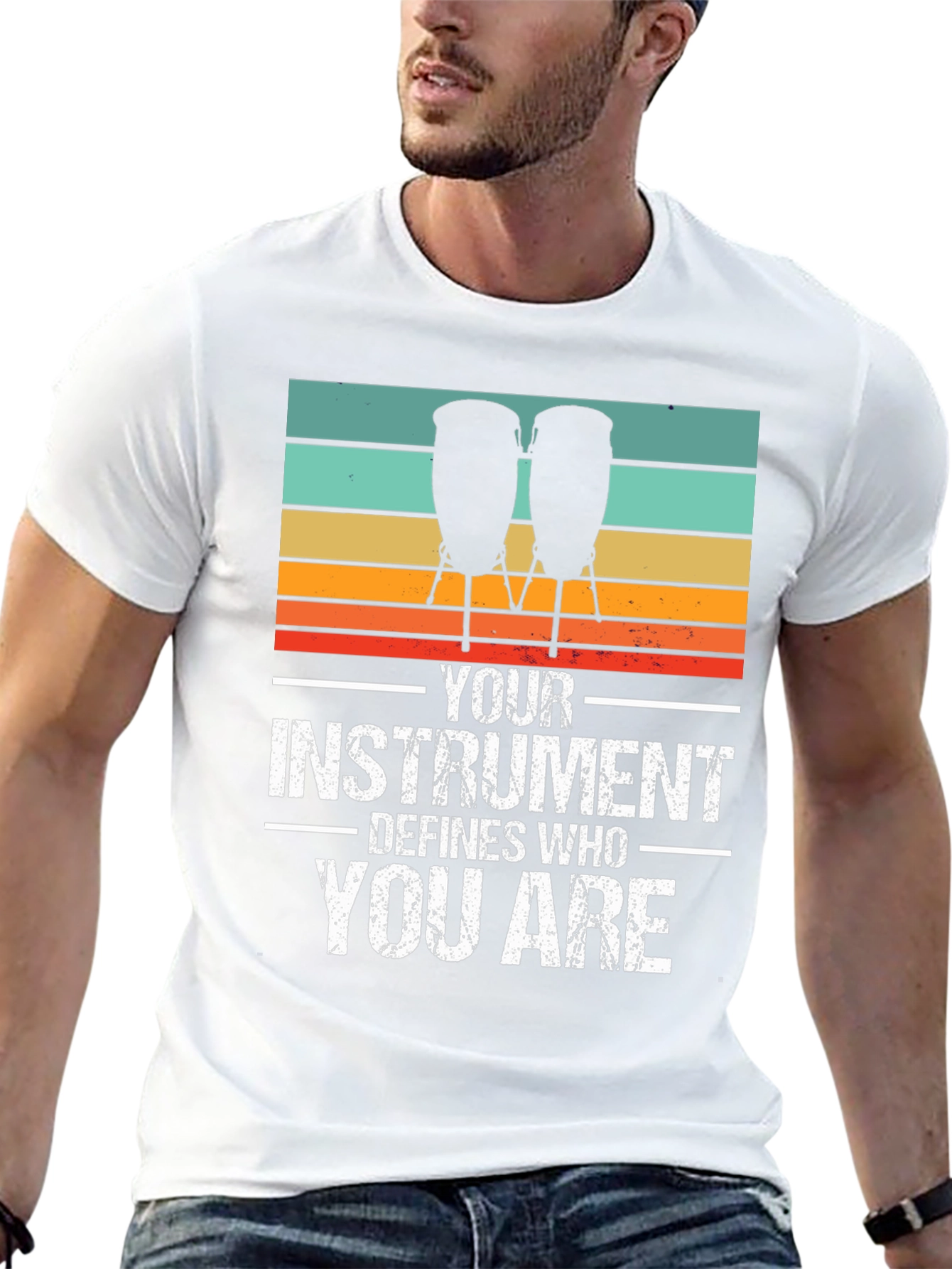 Your Instrument Defines Who You Are - Drum T-Shirt