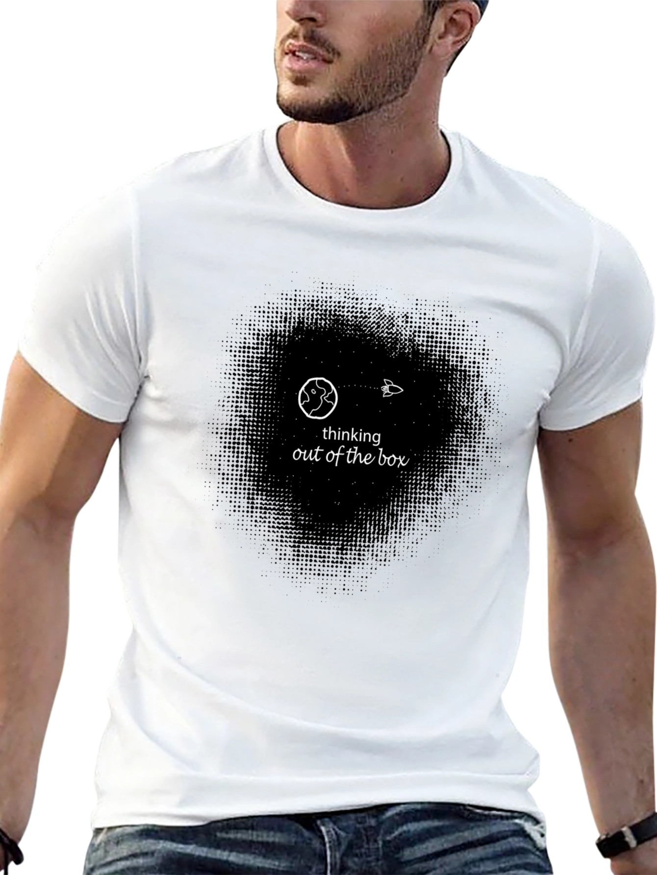 Thinking Out of the Box Graphic T-Shirt