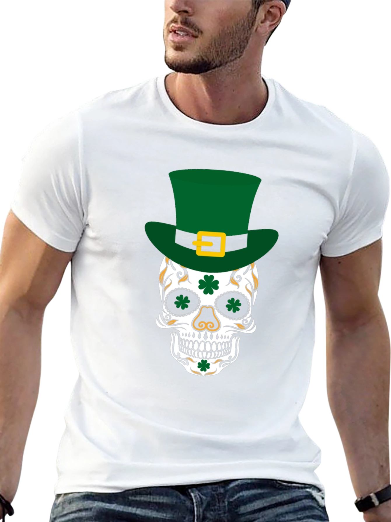 Lucky Skull St. Patricks Day T-Shirt