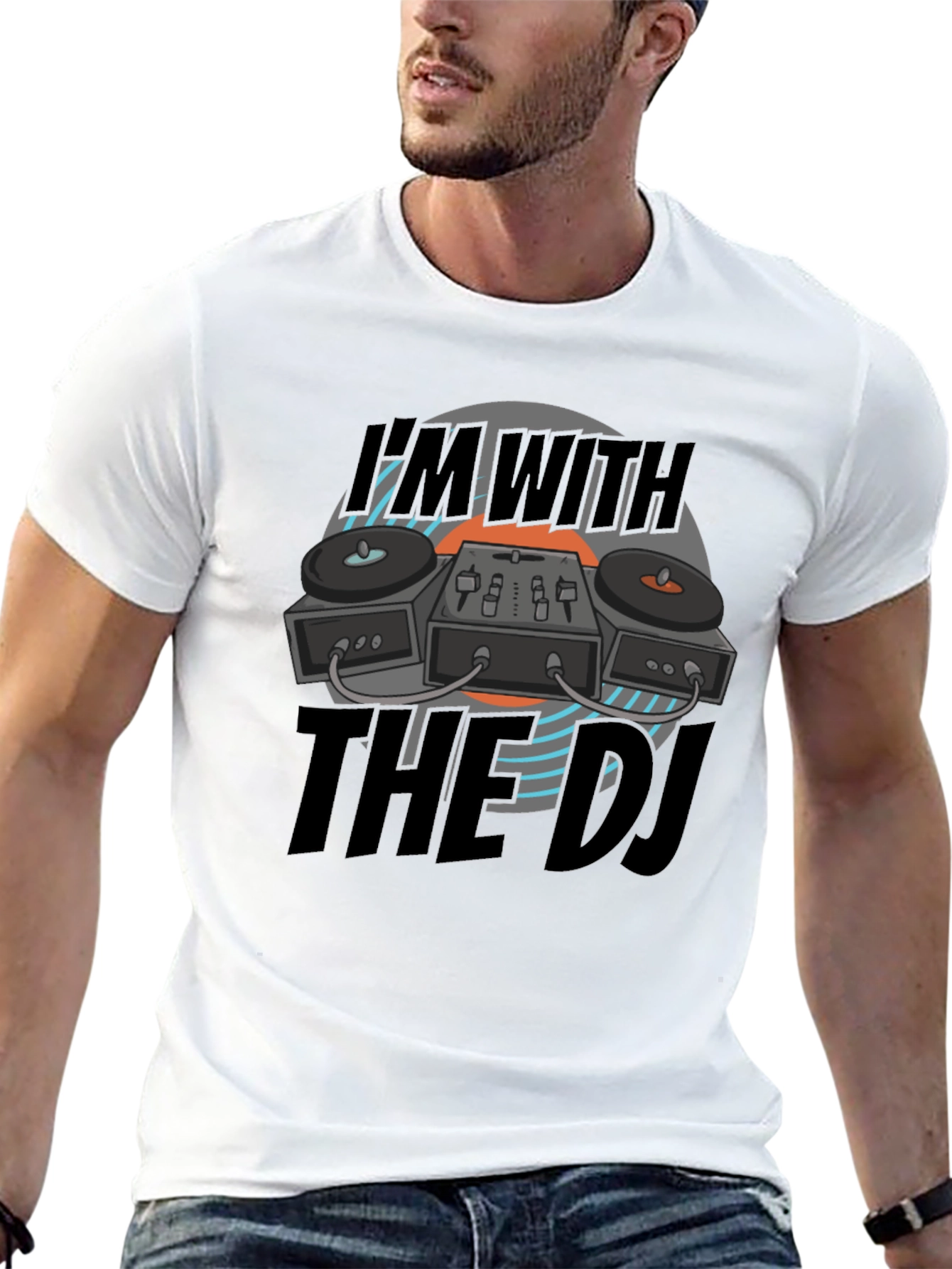 Im With The DJ Black T-Shirt