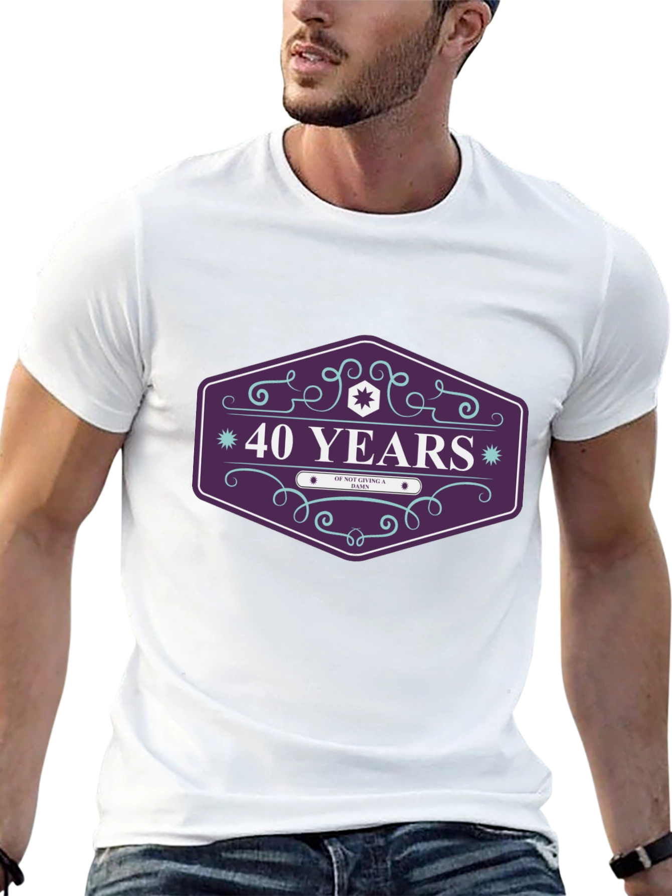 40 Years of Not Giving a Damn T-Shirt