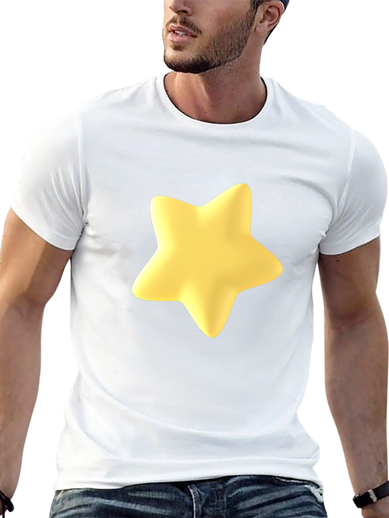 Star Graphic Black Tee