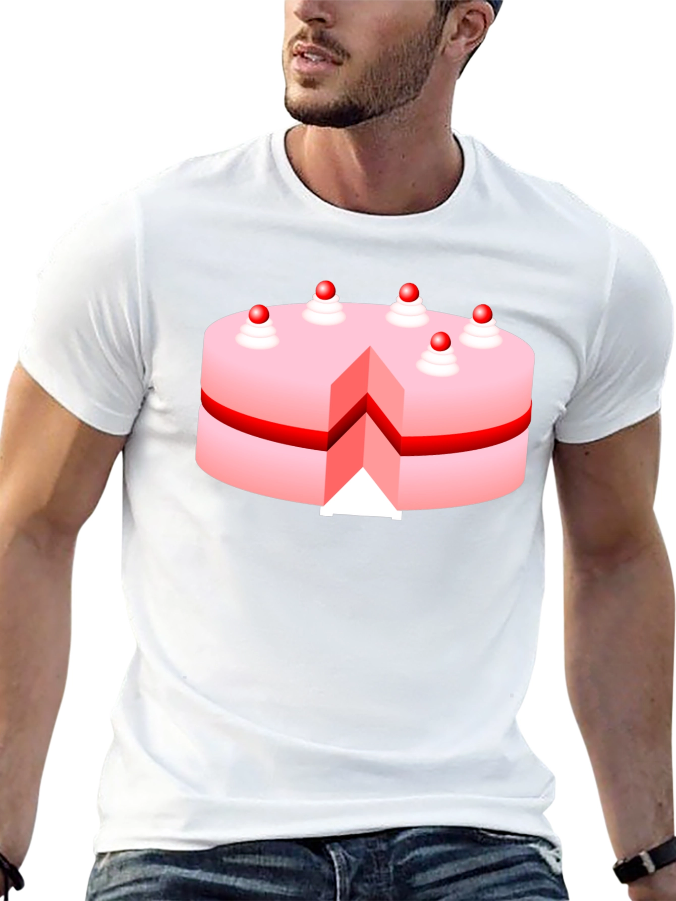 Cake Graphic T-Shirt - Sweet Tooth Fashion