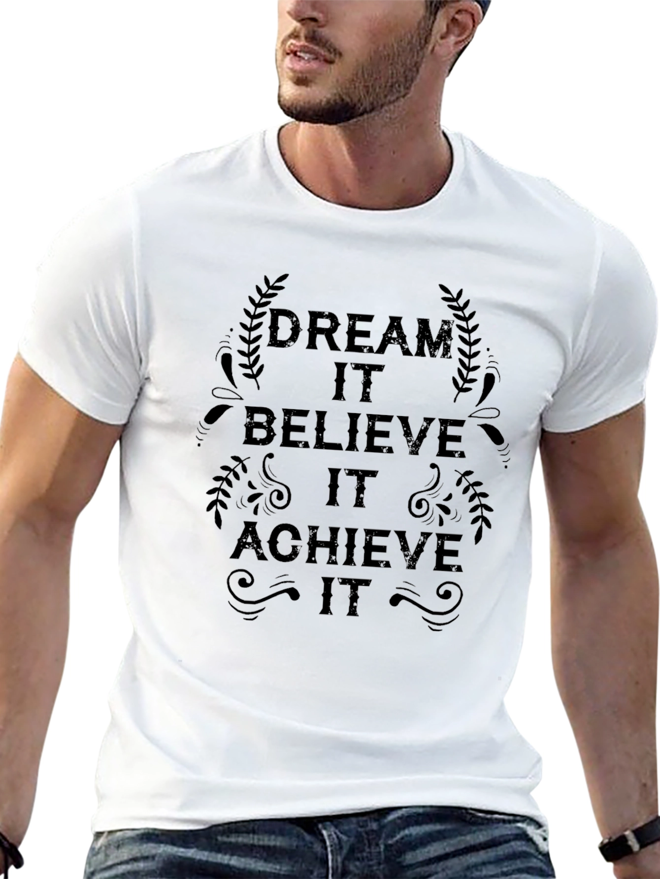 Dream Believe Achieve T-Shirt - Motivational Tee