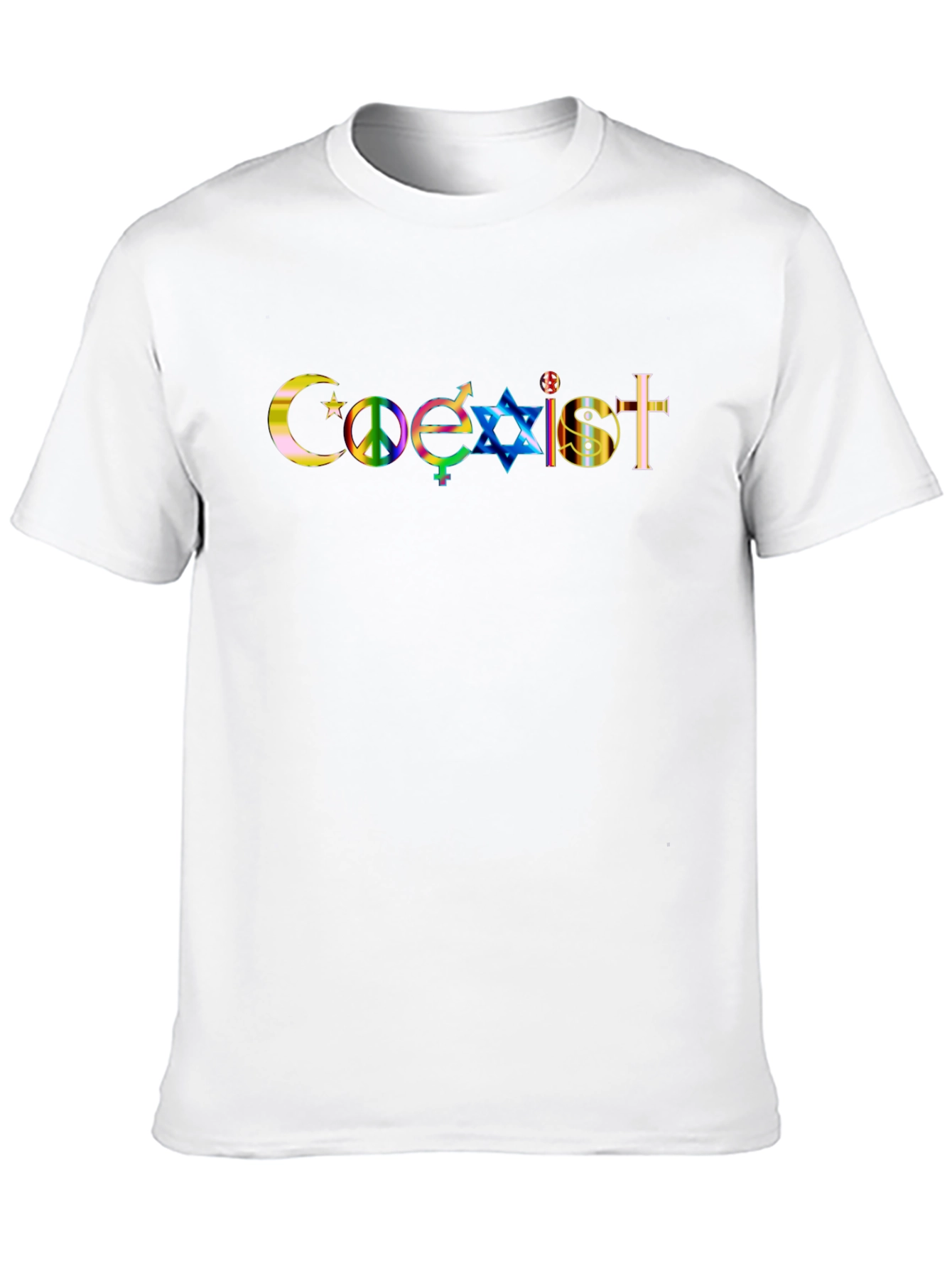 Coexist Graphic T-Shirt - Religious Tolerance Tee
