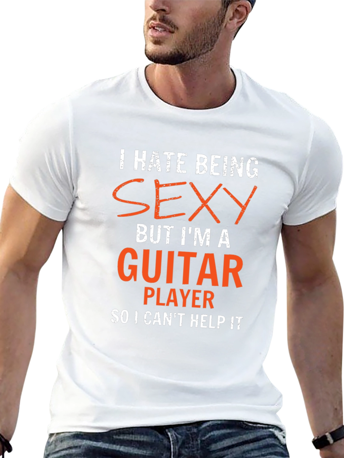 I Hate Being Sexy Guitar Player T-Shirt