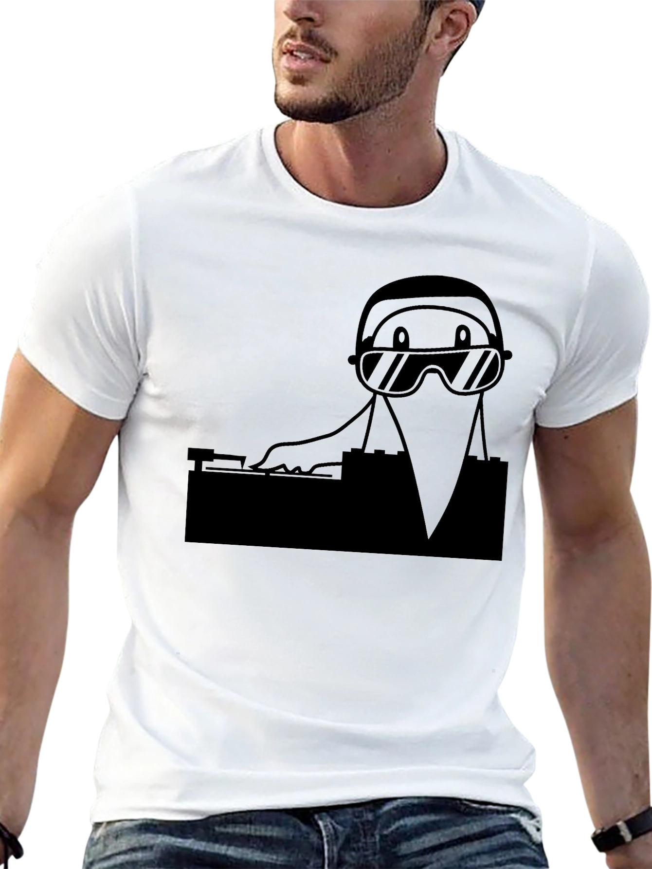 DJ Plague Doctor Graphic T-Shirt