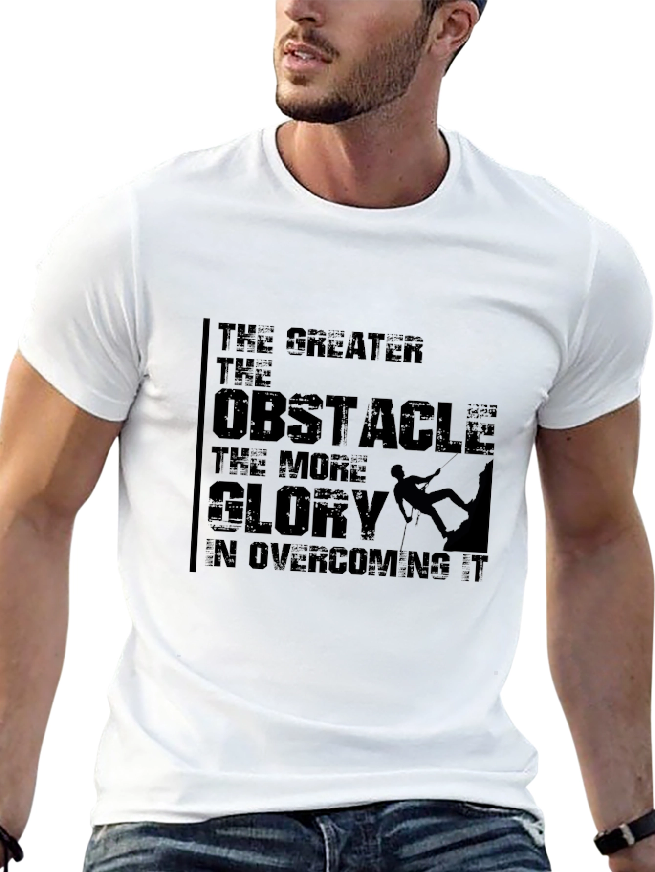 Obstacle Glory T-Shirt - Motivational Graphic Tee