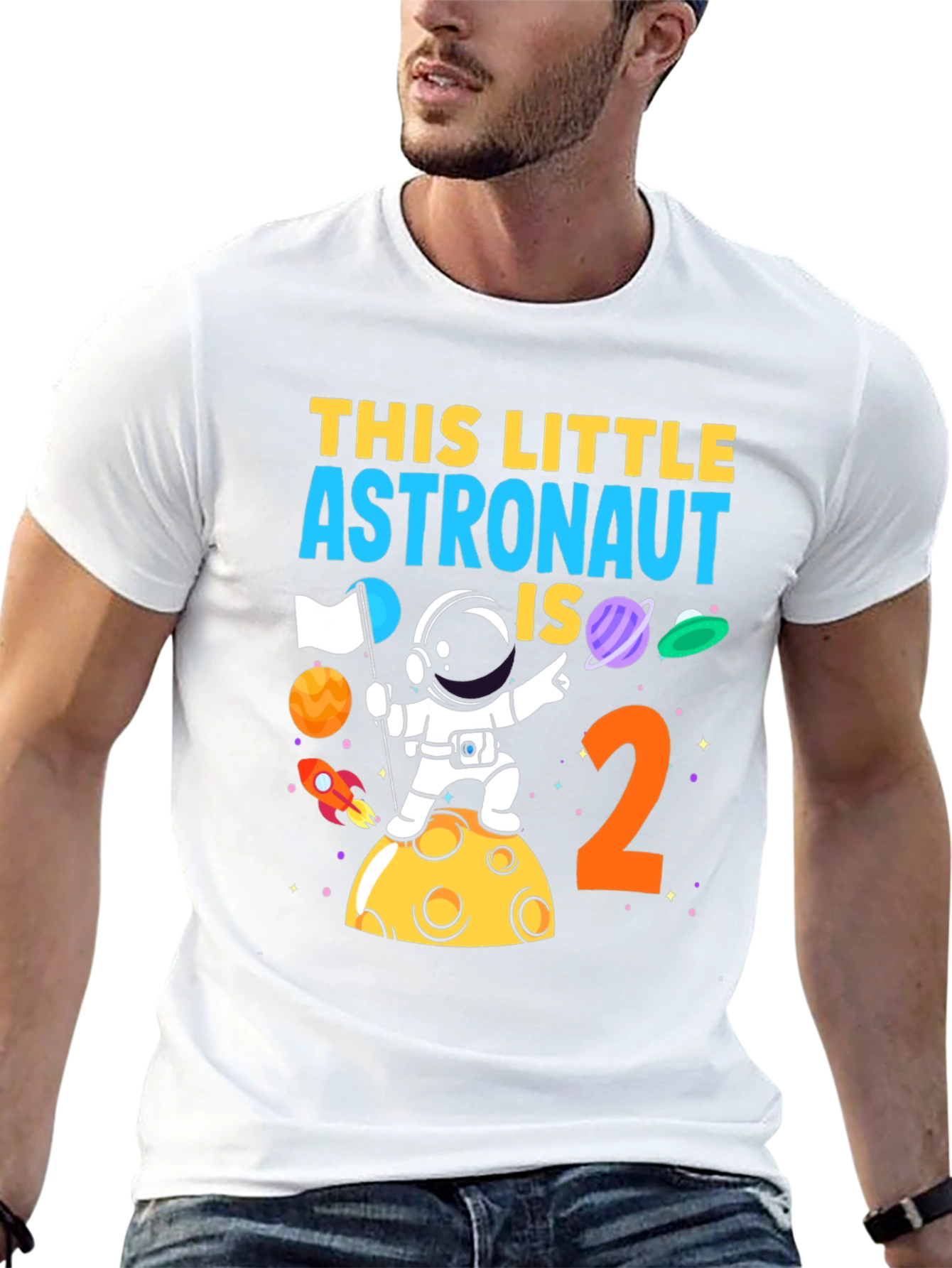Astronaut 2nd Birthday T-Shirt