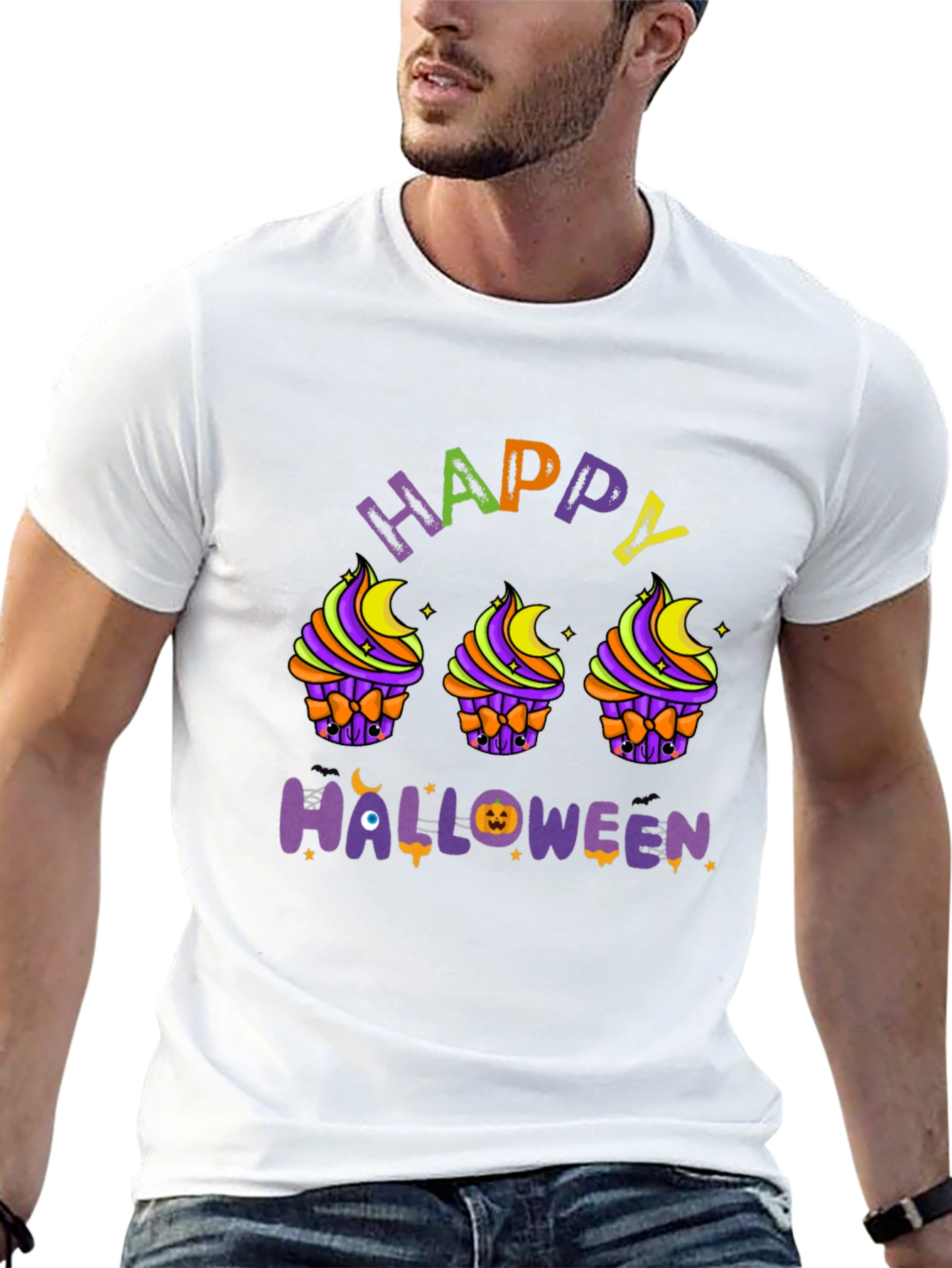 Happy Halloween Cupcake T-Shirt