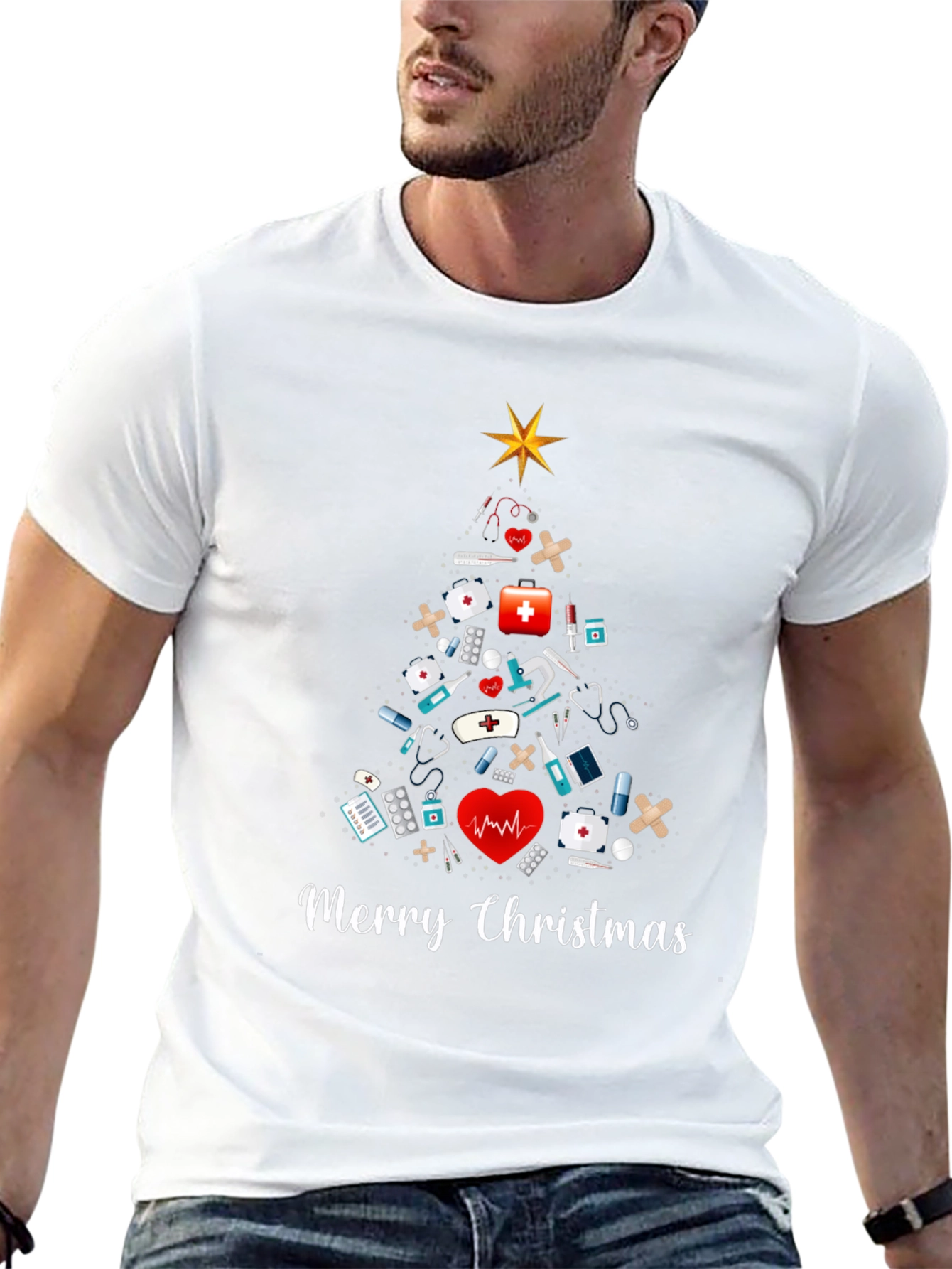 Merry Christmas Nurse T-Shirt