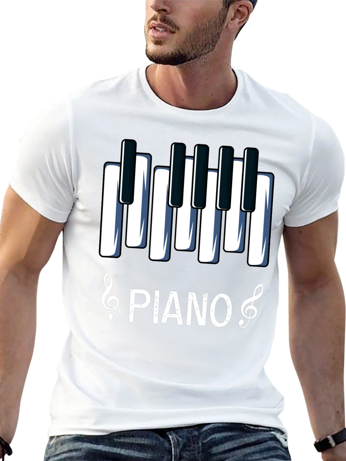 Piano Keys Music Lover T-Shirt