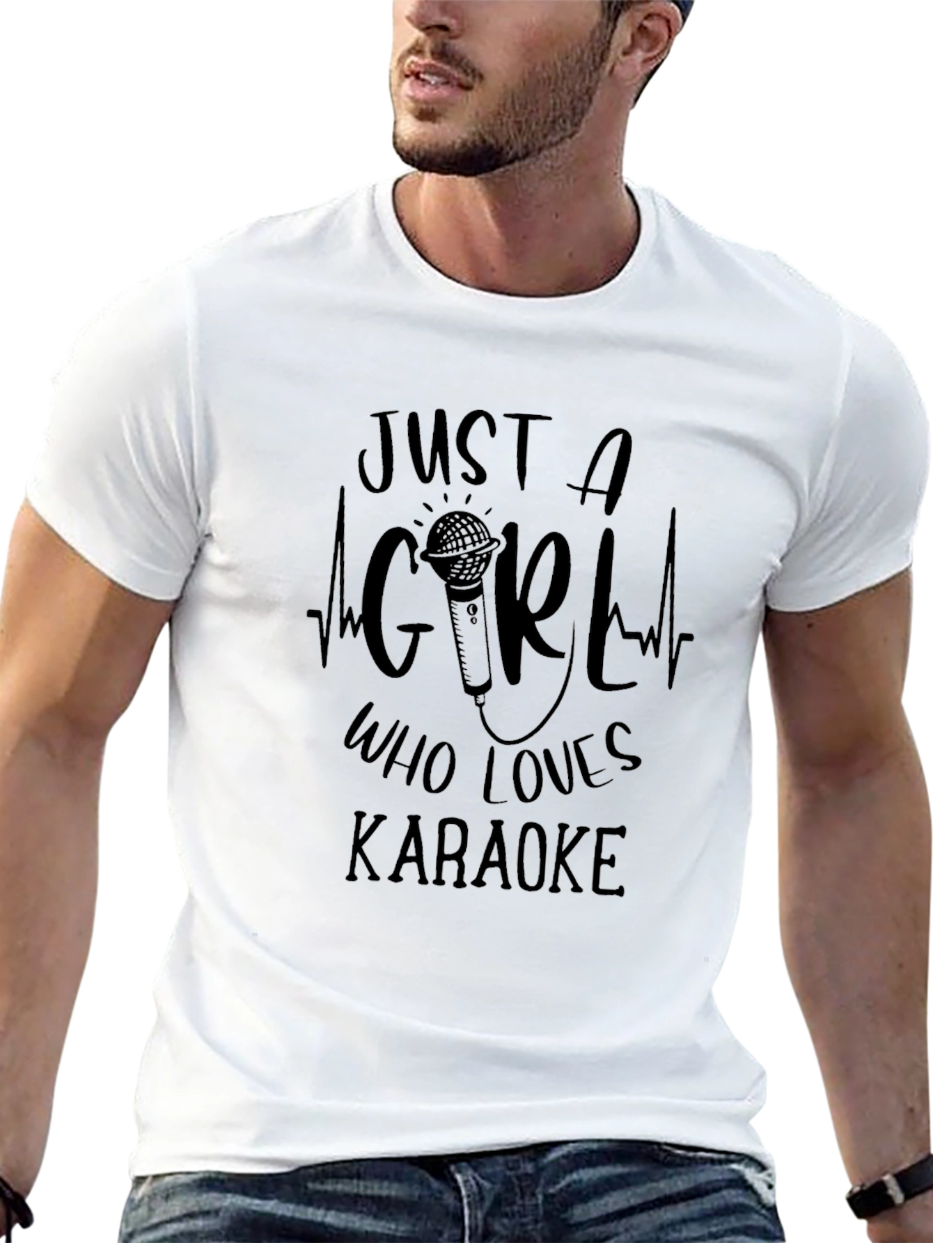 Karaoke Lover Black T-Shirt