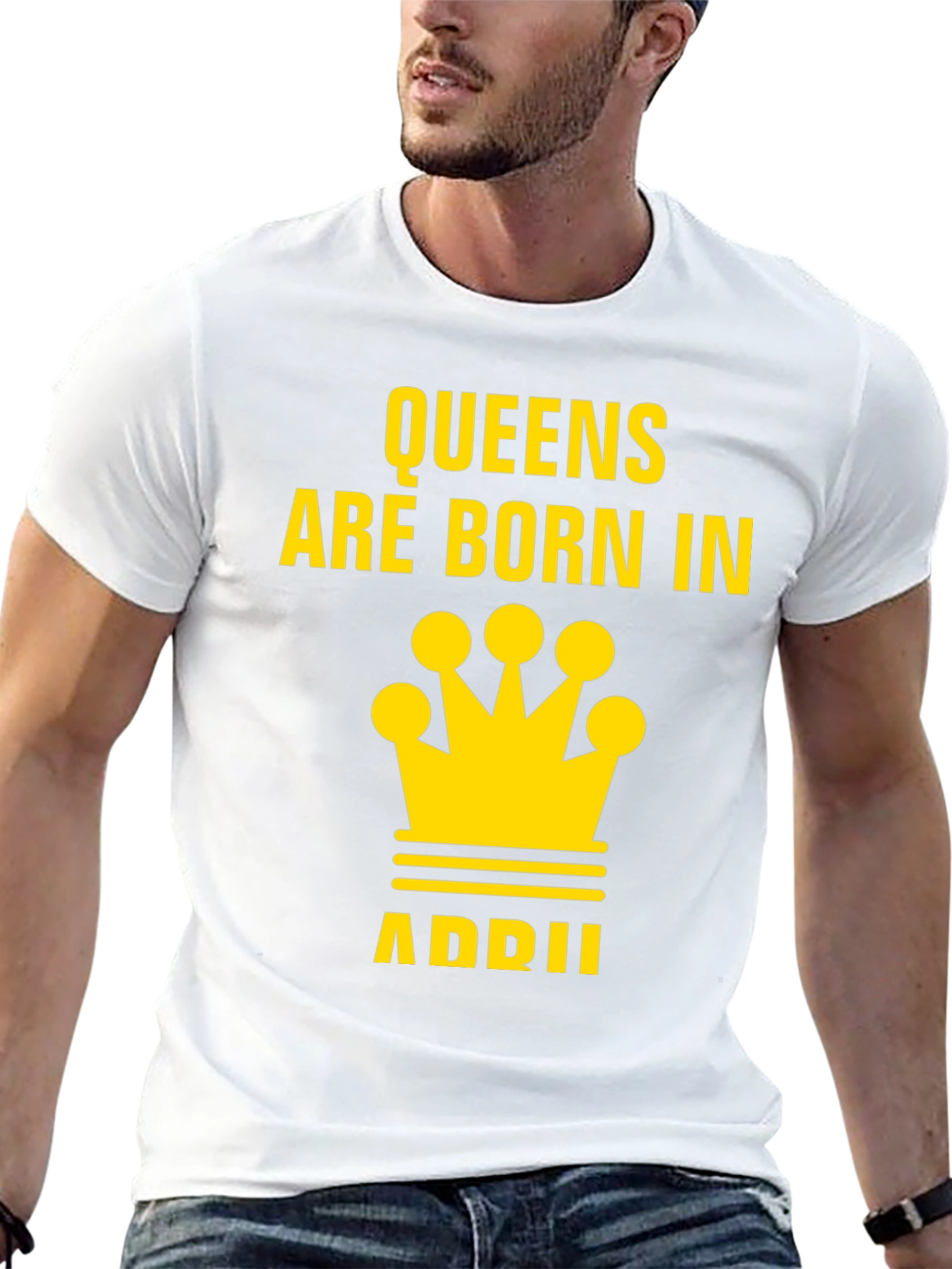 Queens Are Born In April T-Shirt
