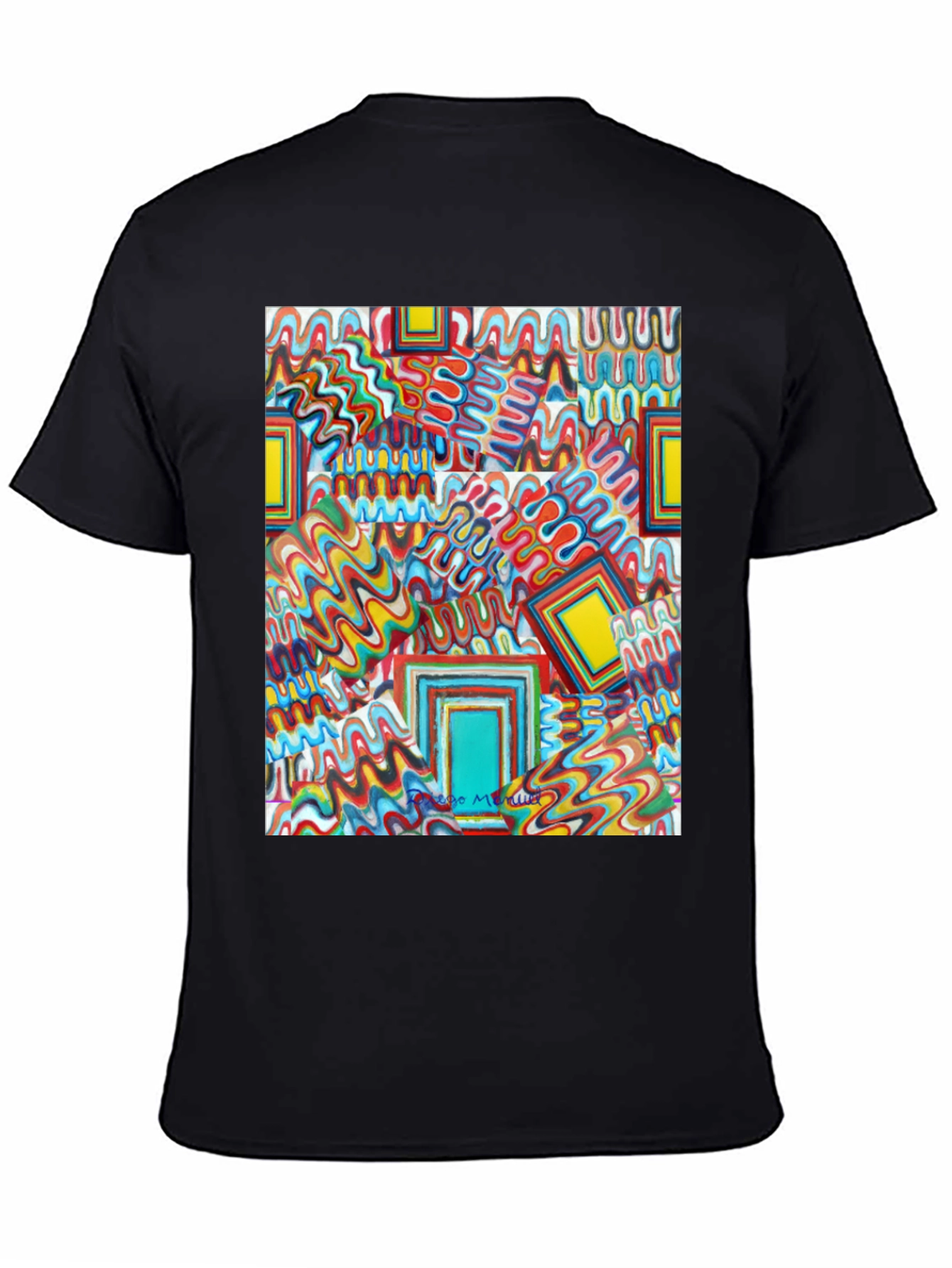 Abstract Art Print Tee - Bold & Unique Design