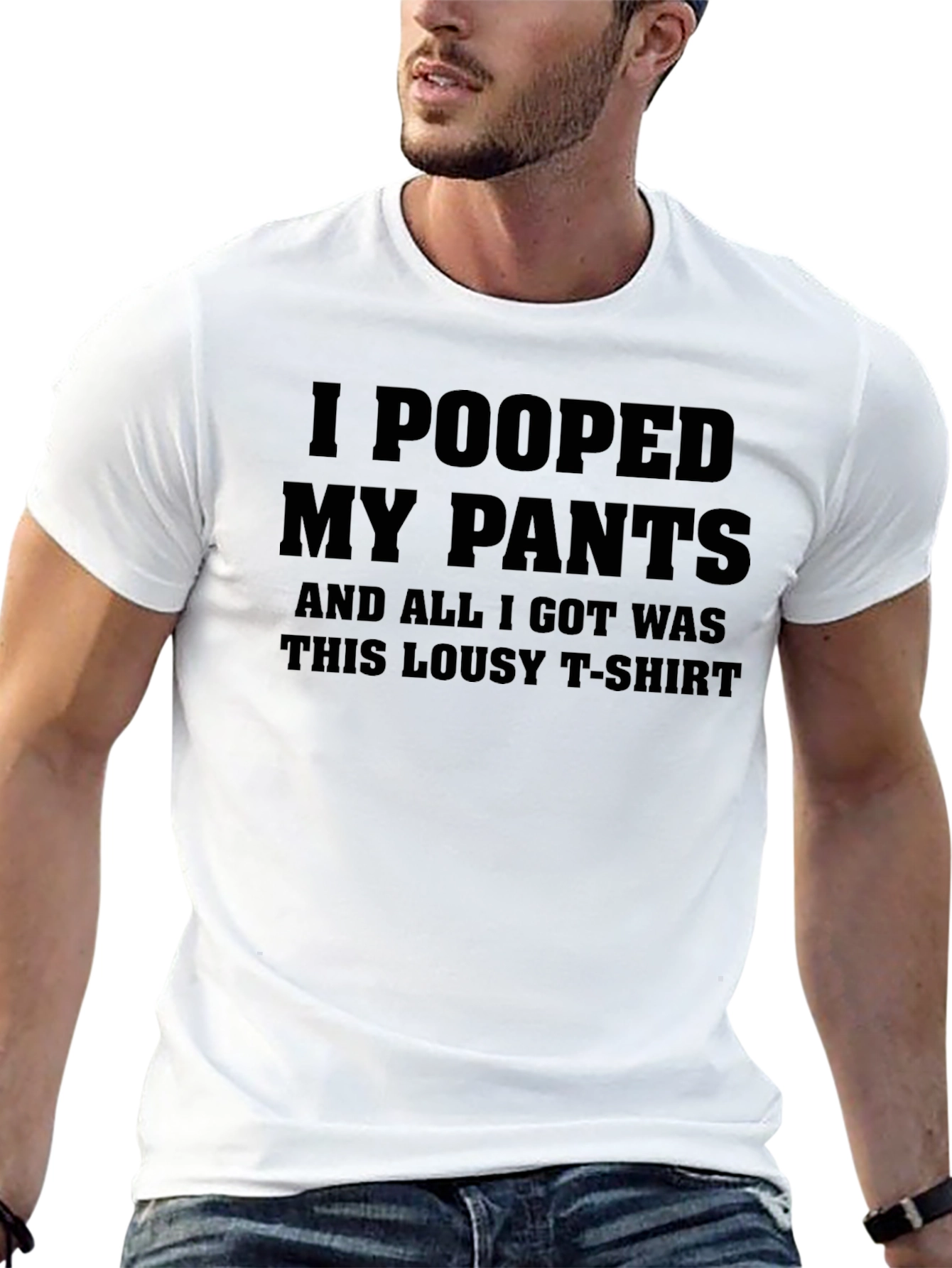 I Pooped My Pants T-Shirt - Funny Novelty Tee