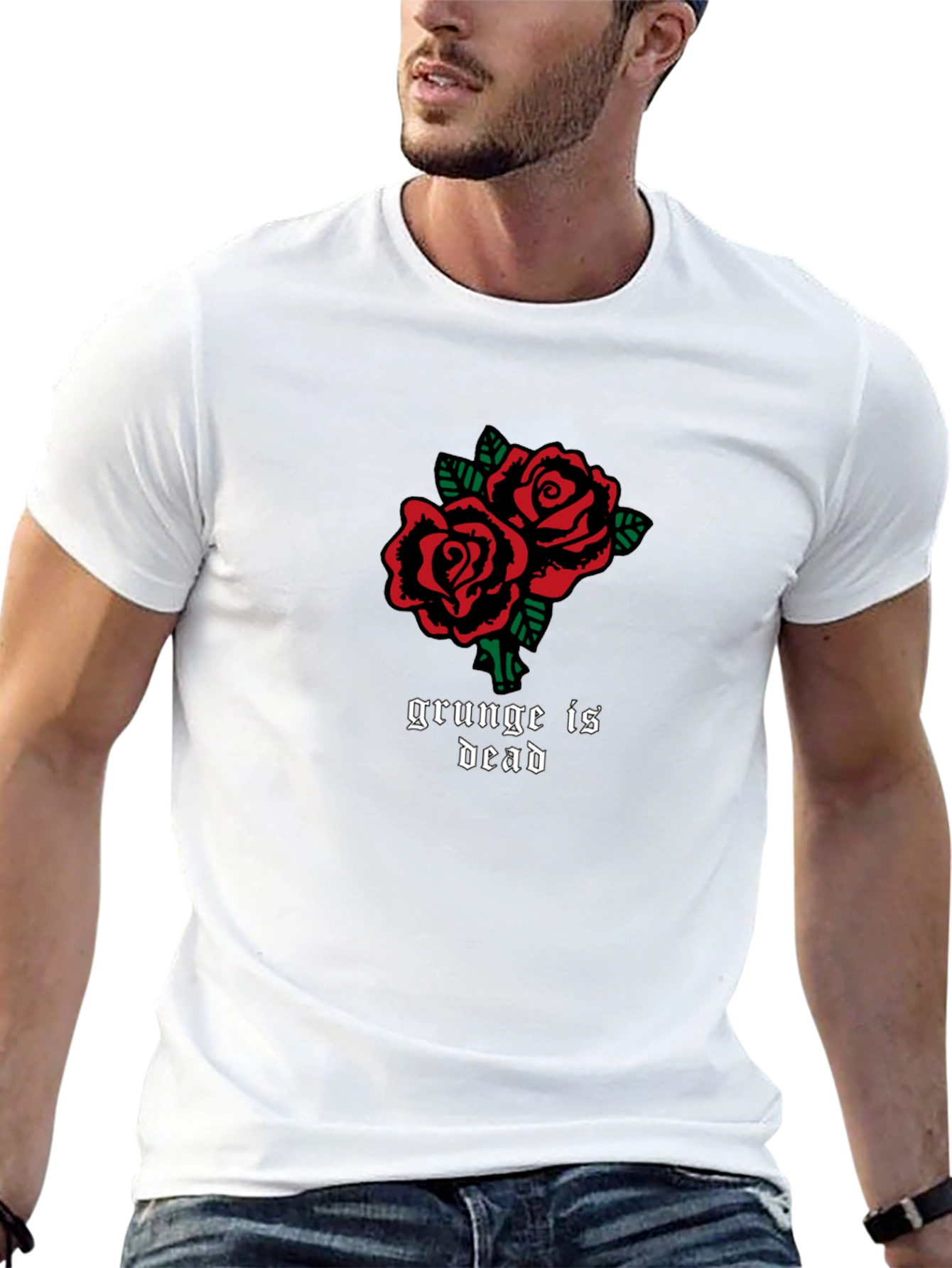 Grunge Is Dead Rose T-Shirt