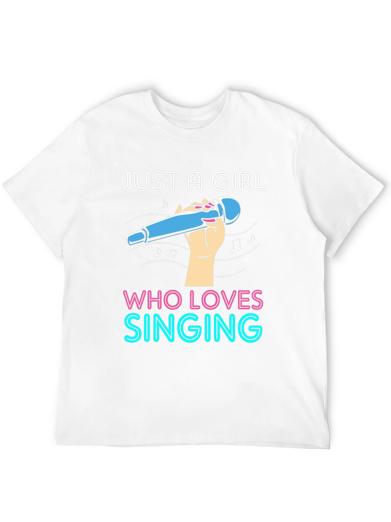 Just a Girl Who Loves Singing T-Shirt