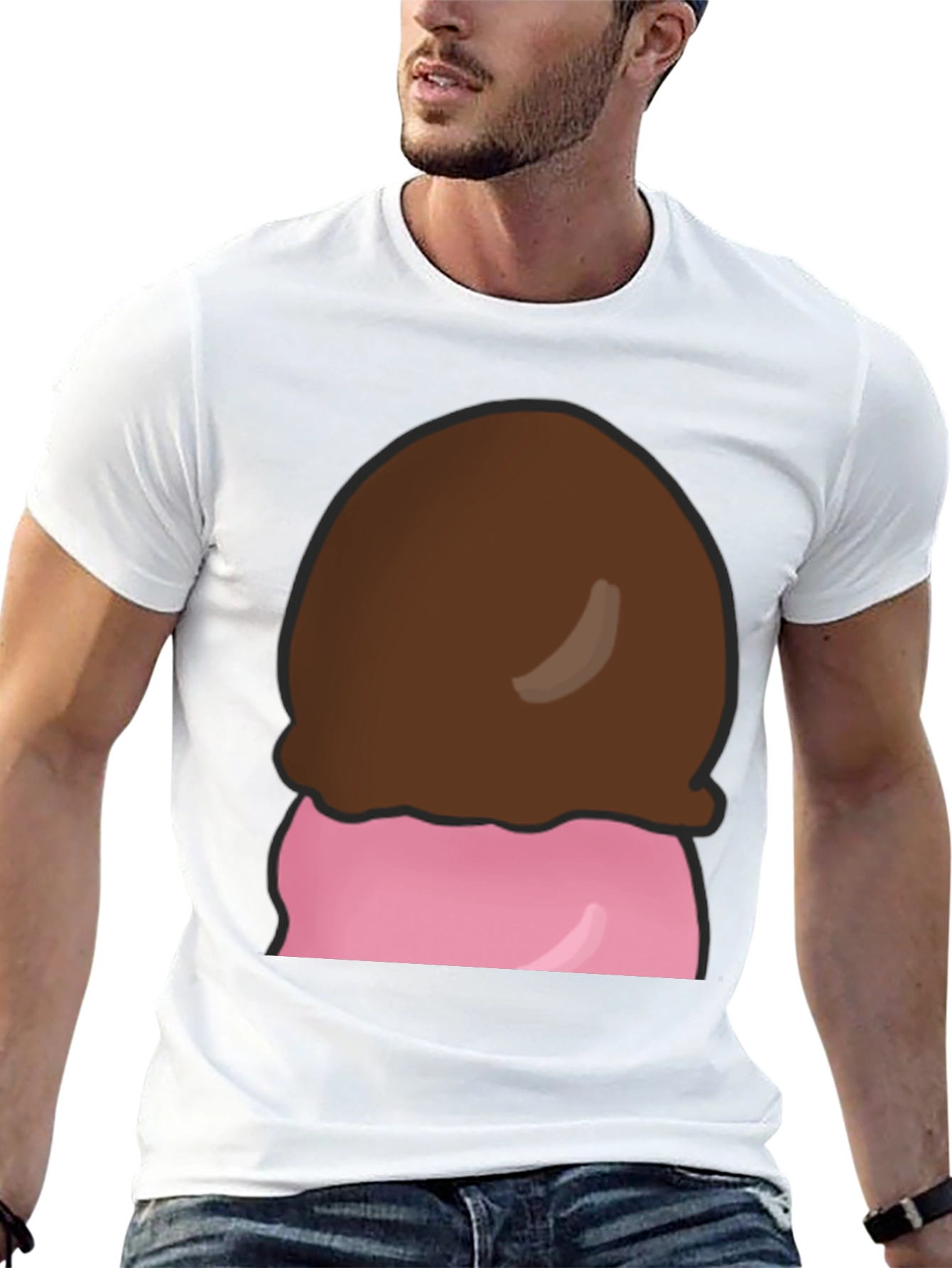 Ice Cream Graphic T-Shirt - Fun Novelty Tee